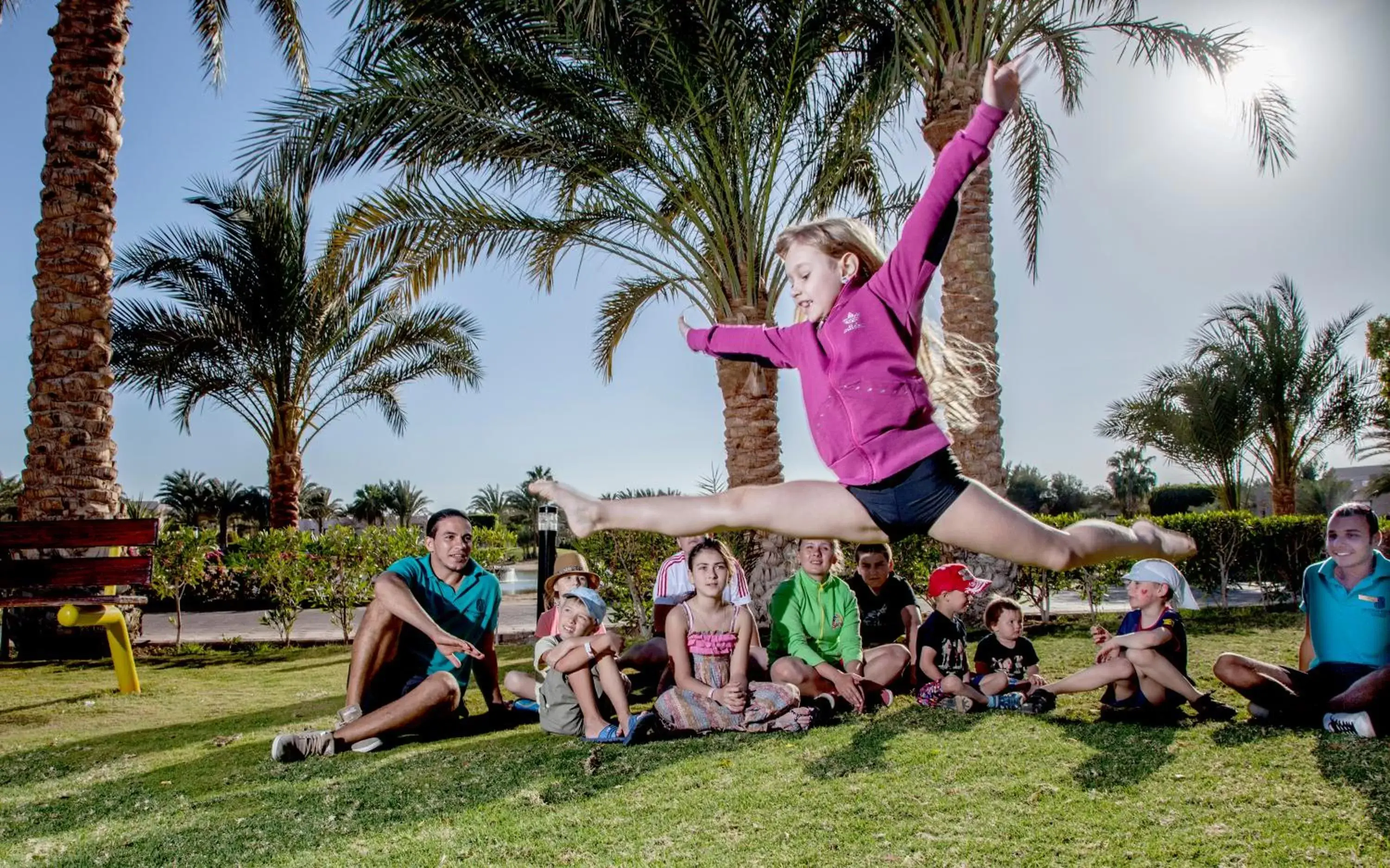 Children play ground, Family in Pharaoh Azur Resort