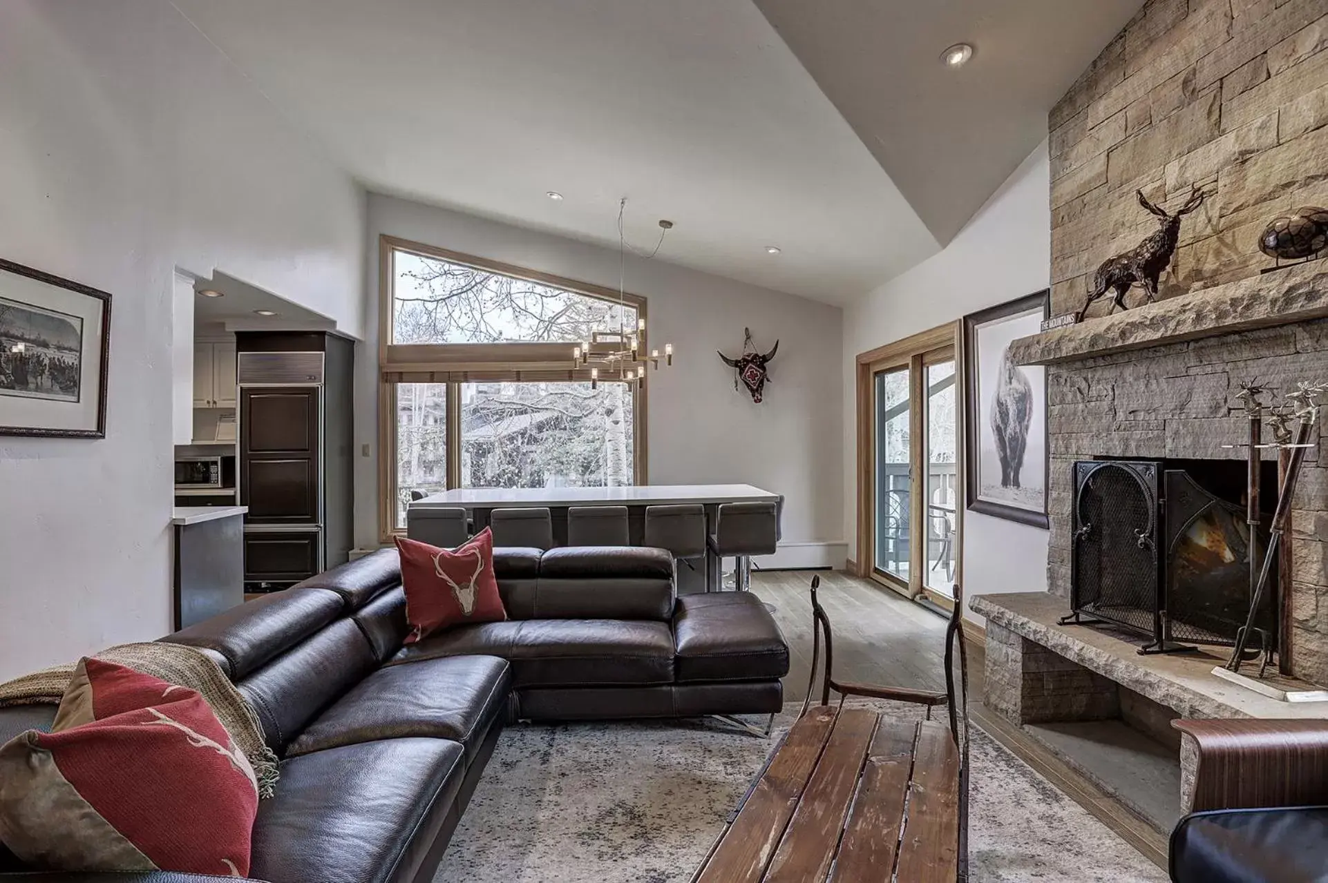 Seating Area in Lodge at Vail, A RockResort