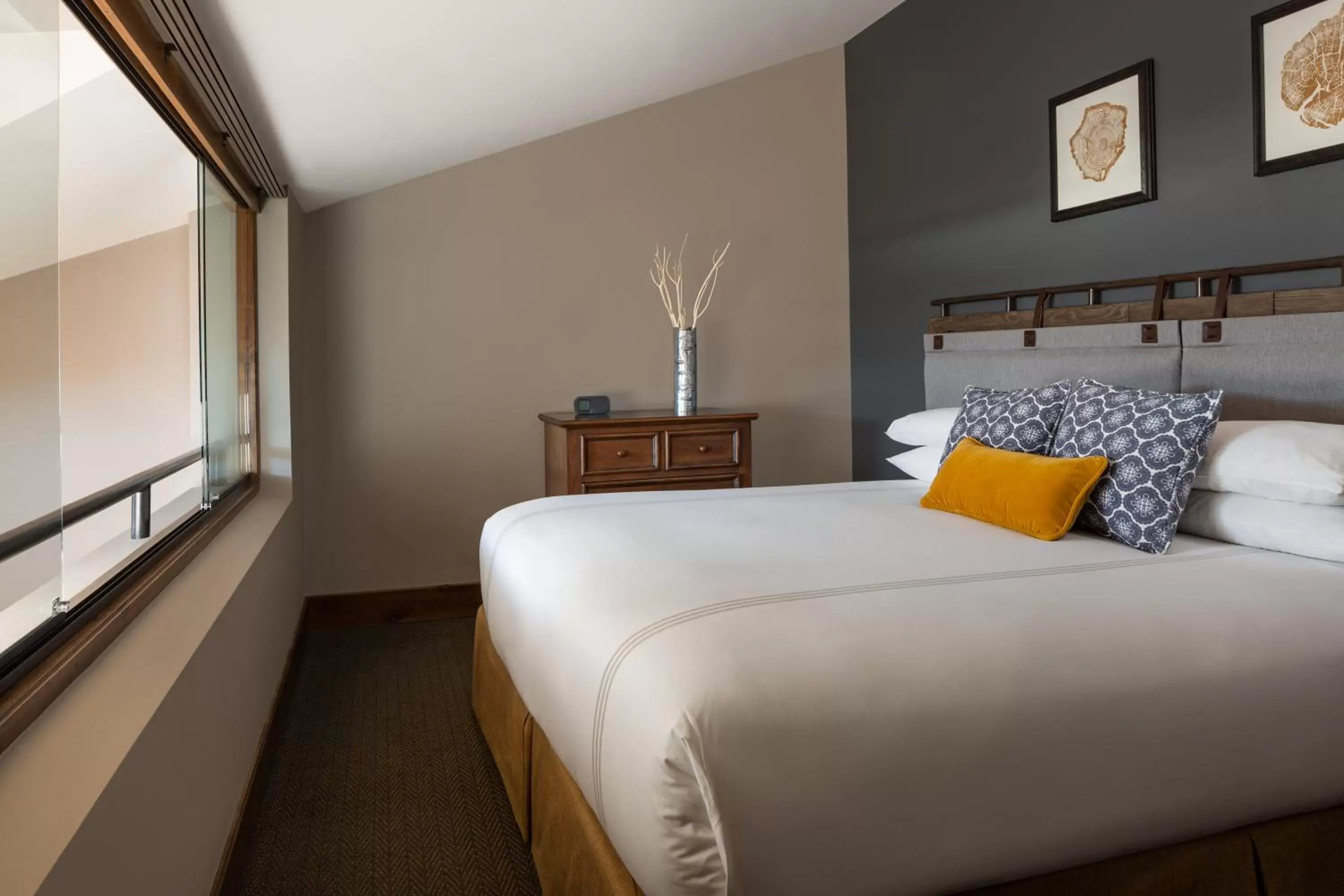 Bedroom, Bed in Teton Mountain Lodge and Spa, a Noble House Resort