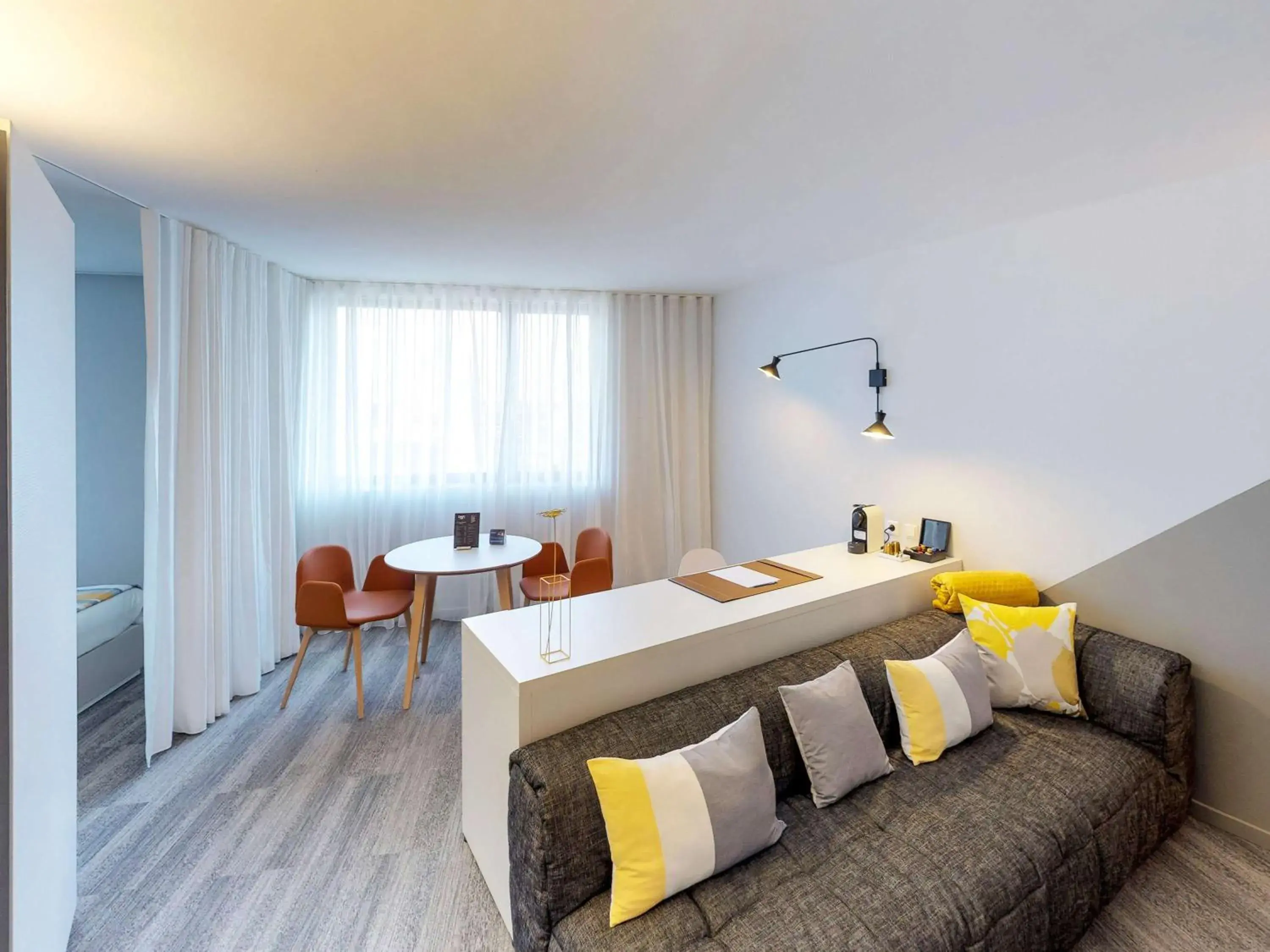 Bedroom in Novotel Suites Luxembourg