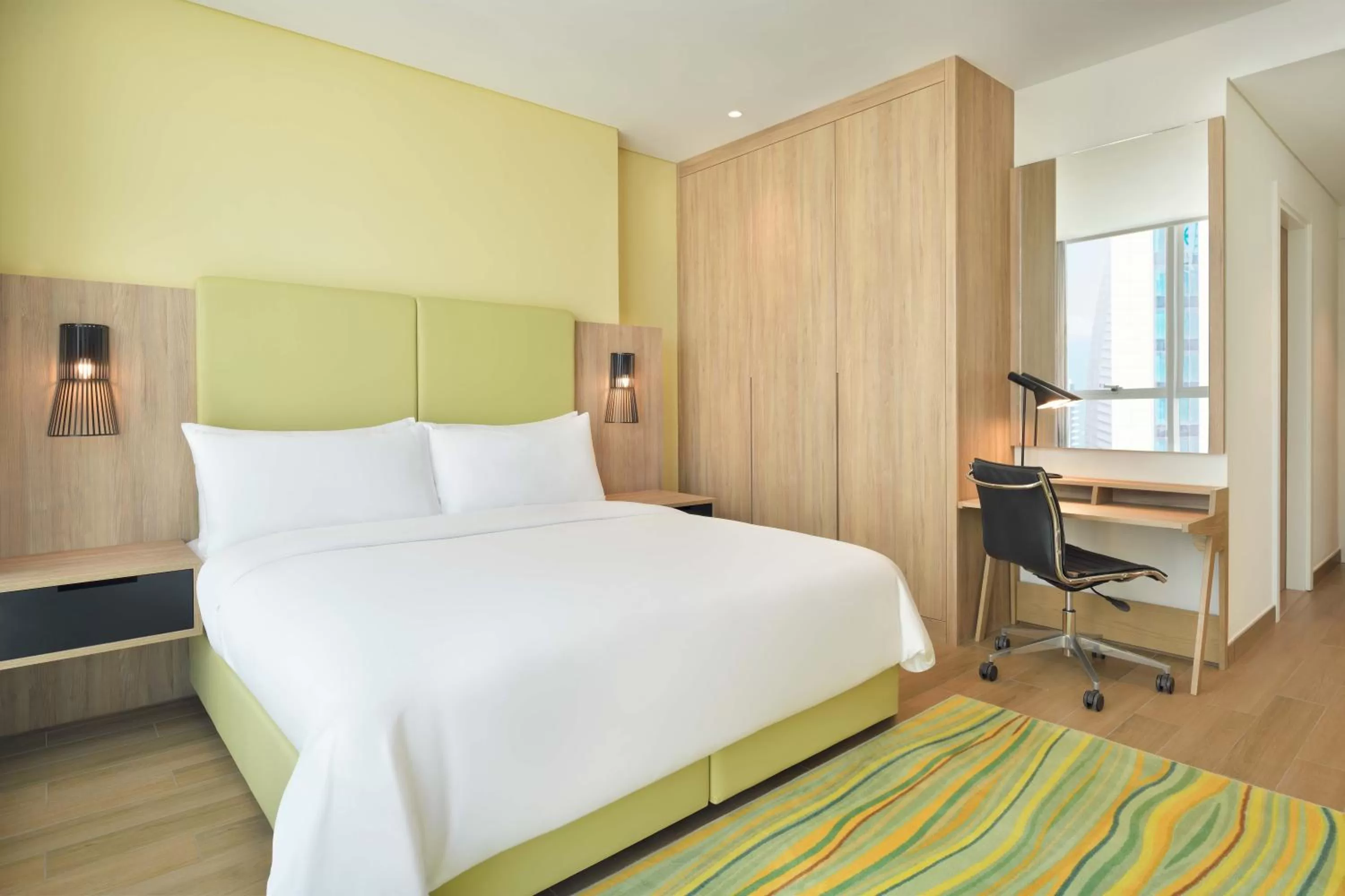 Bed in Element by Westin City Center Doha