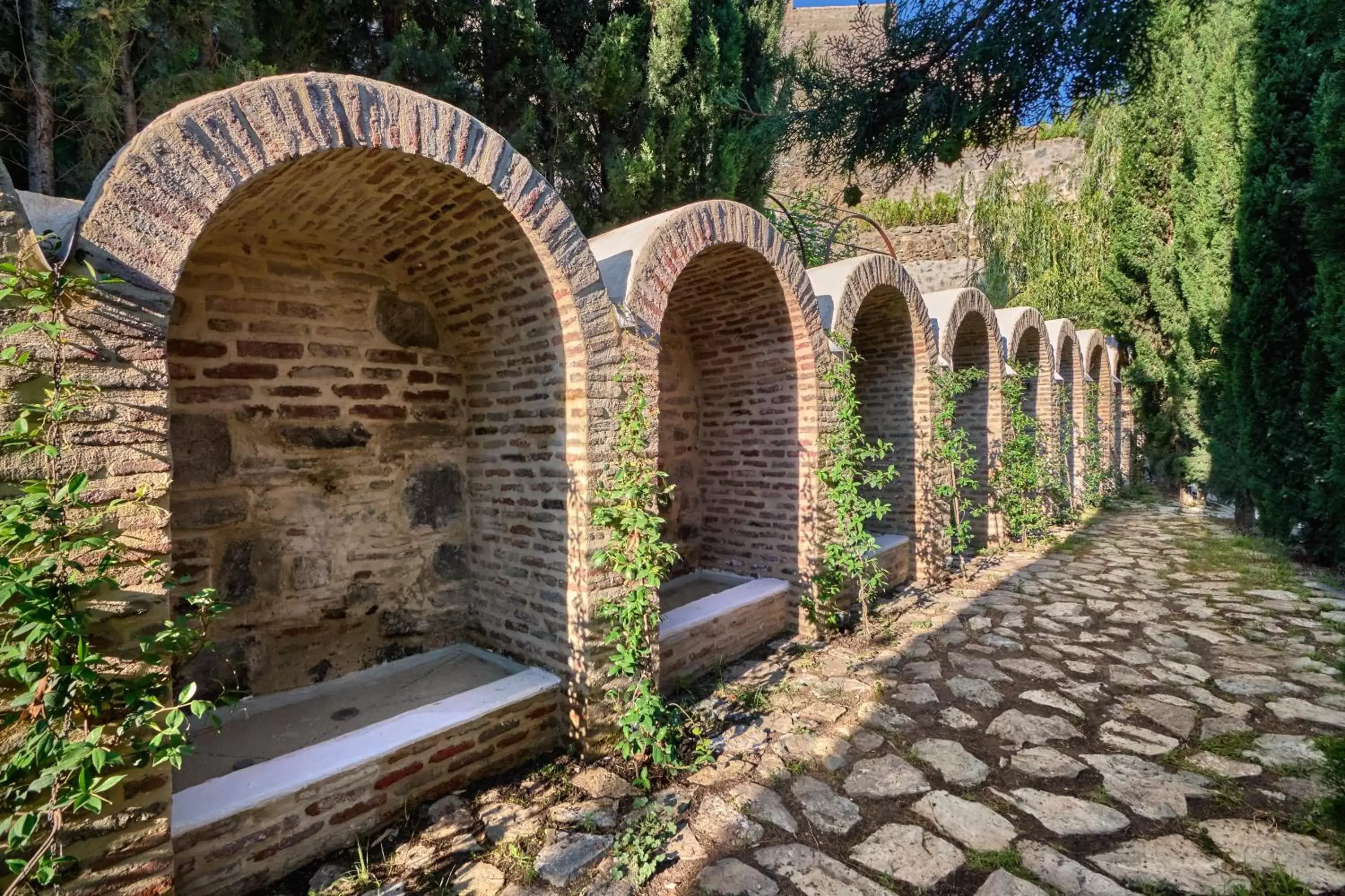 Garden in Castle in Old Town