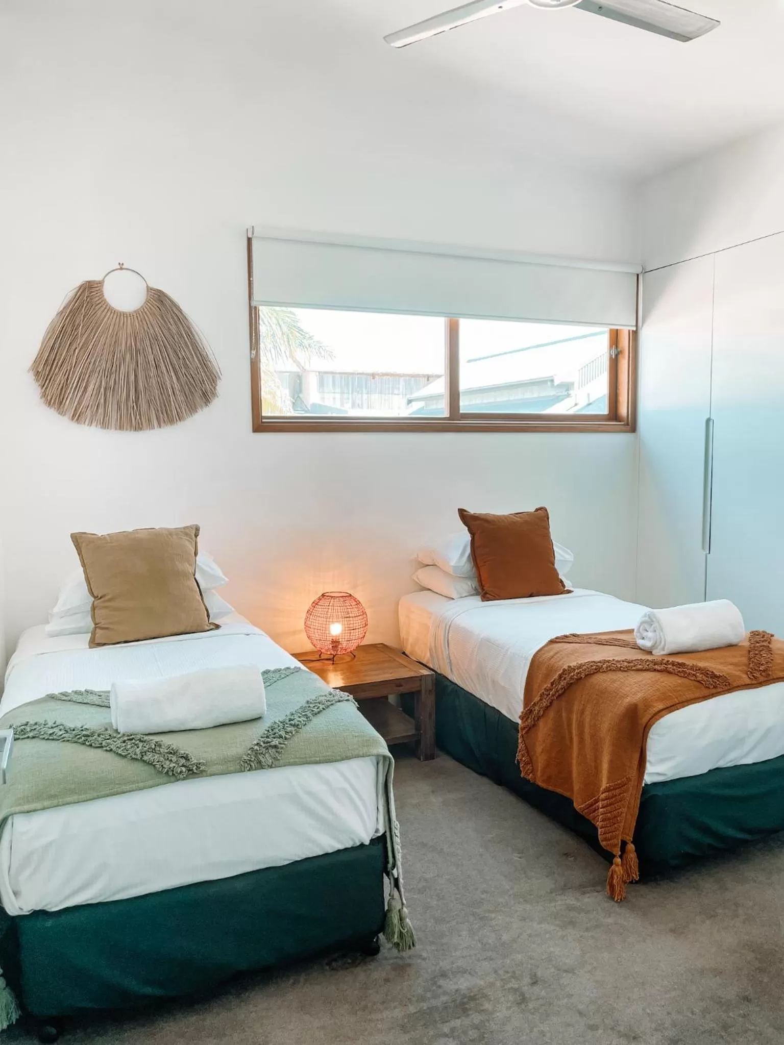 Bed in Byron Butter Factory Apartments