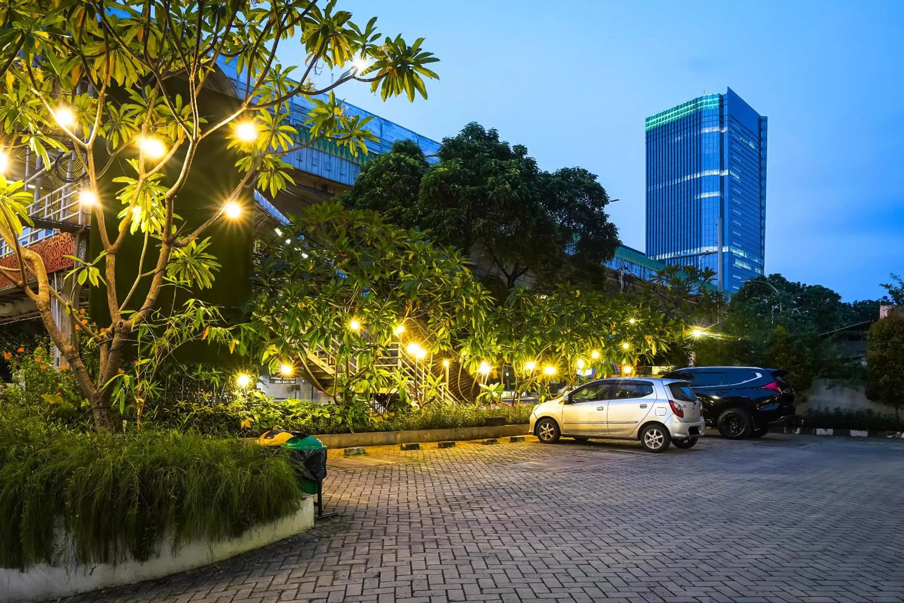 Parking, Property Building in Terraz Tree Hotel Jakarta