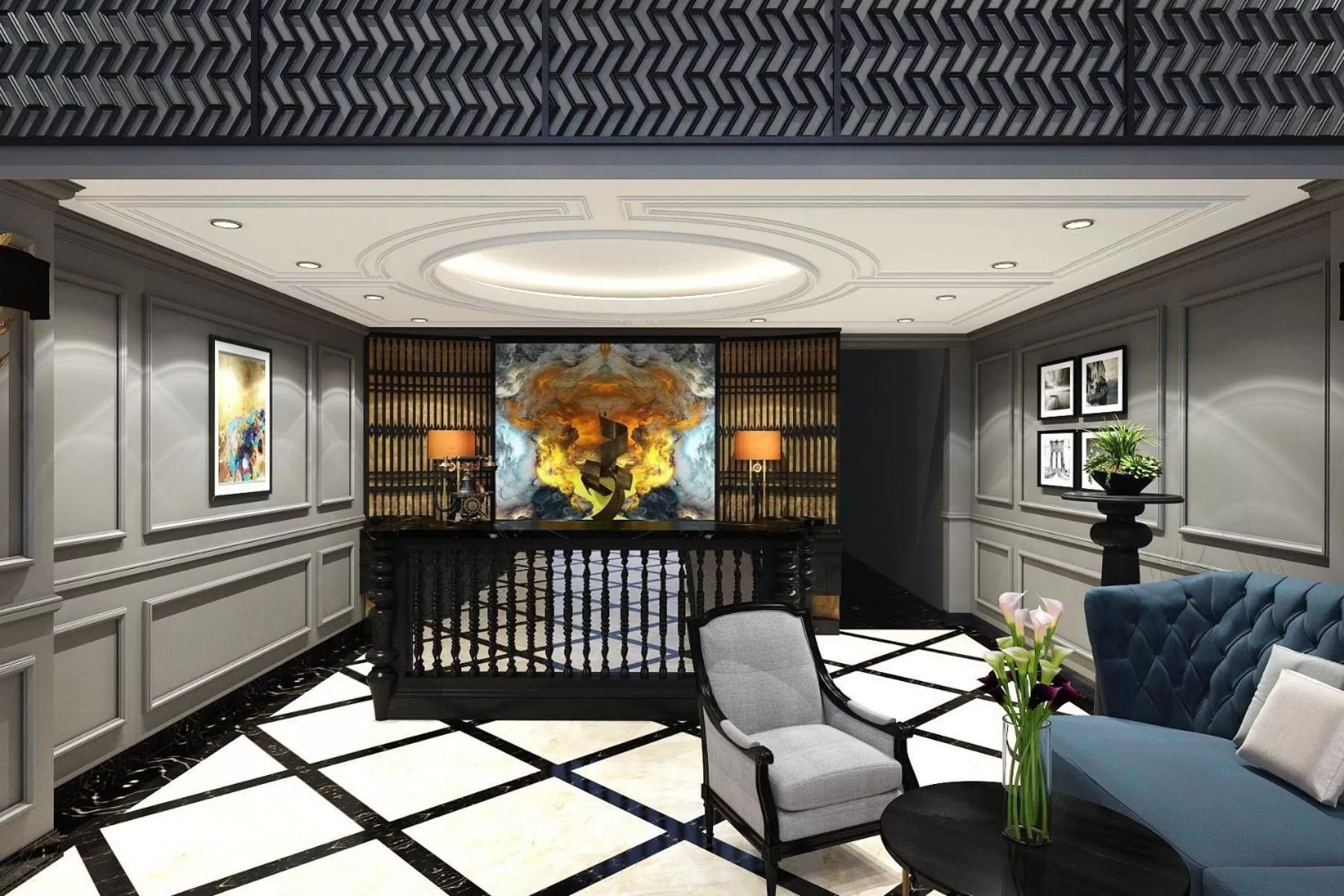 Lobby or reception, Lobby/Reception in La Selva Premium Hotel