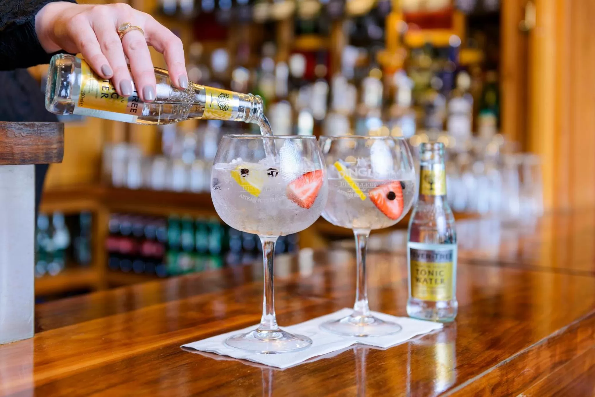 Alcoholic drinks in Dingle Bay Hotel