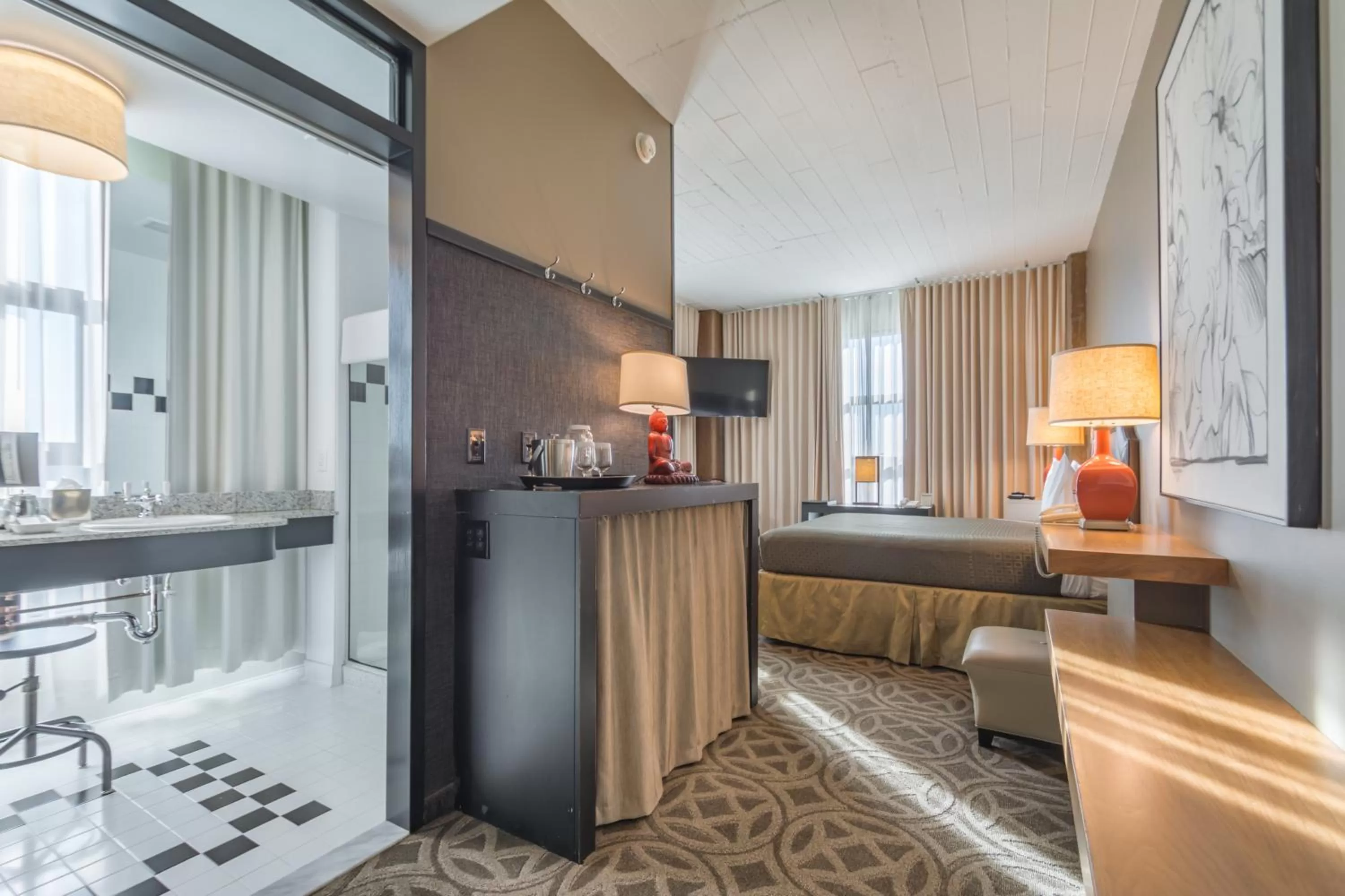 Bed in Proximity Hotel