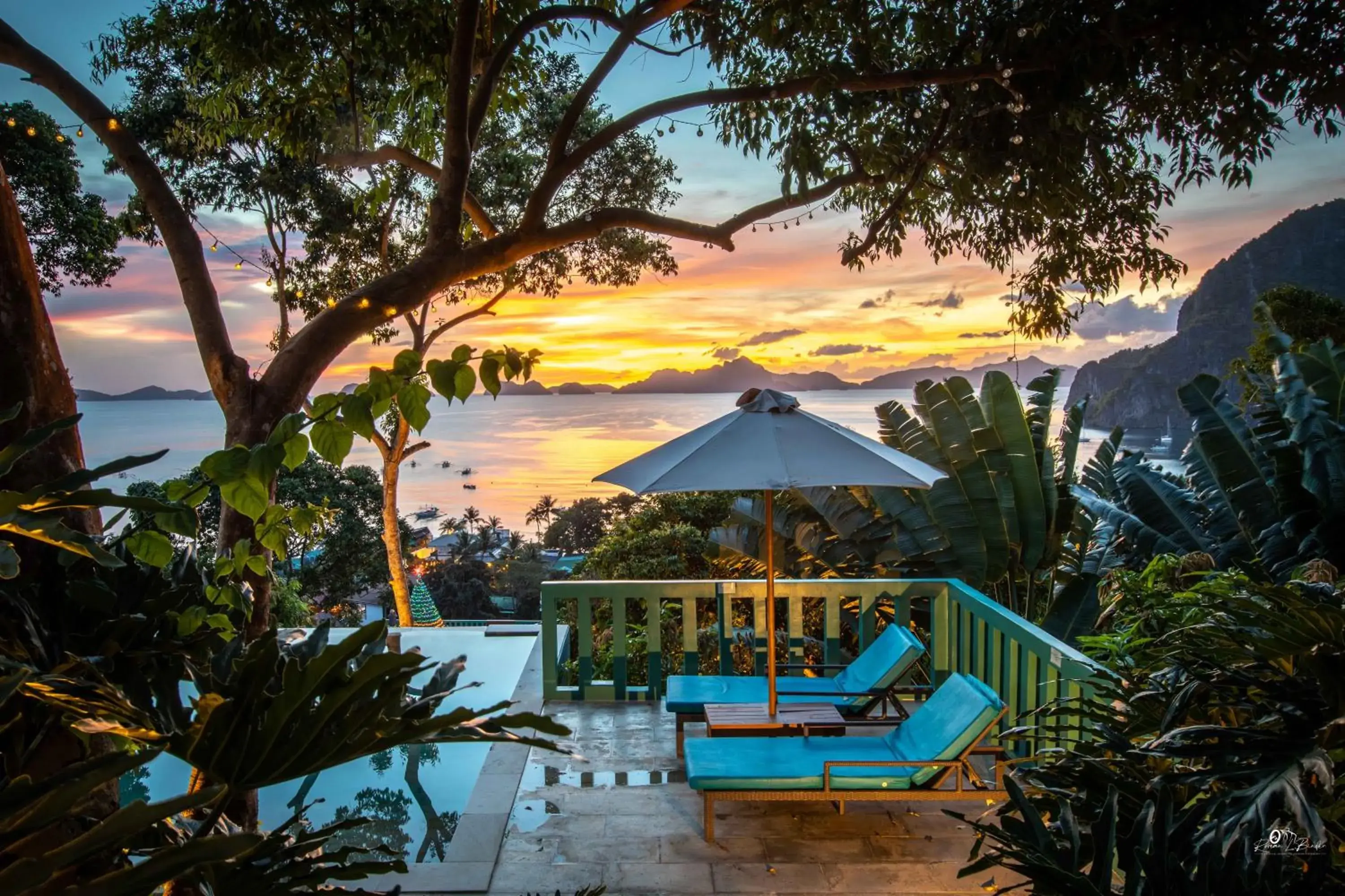 Balcony/Terrace, Swimming Pool in Karuna El Nido Villas