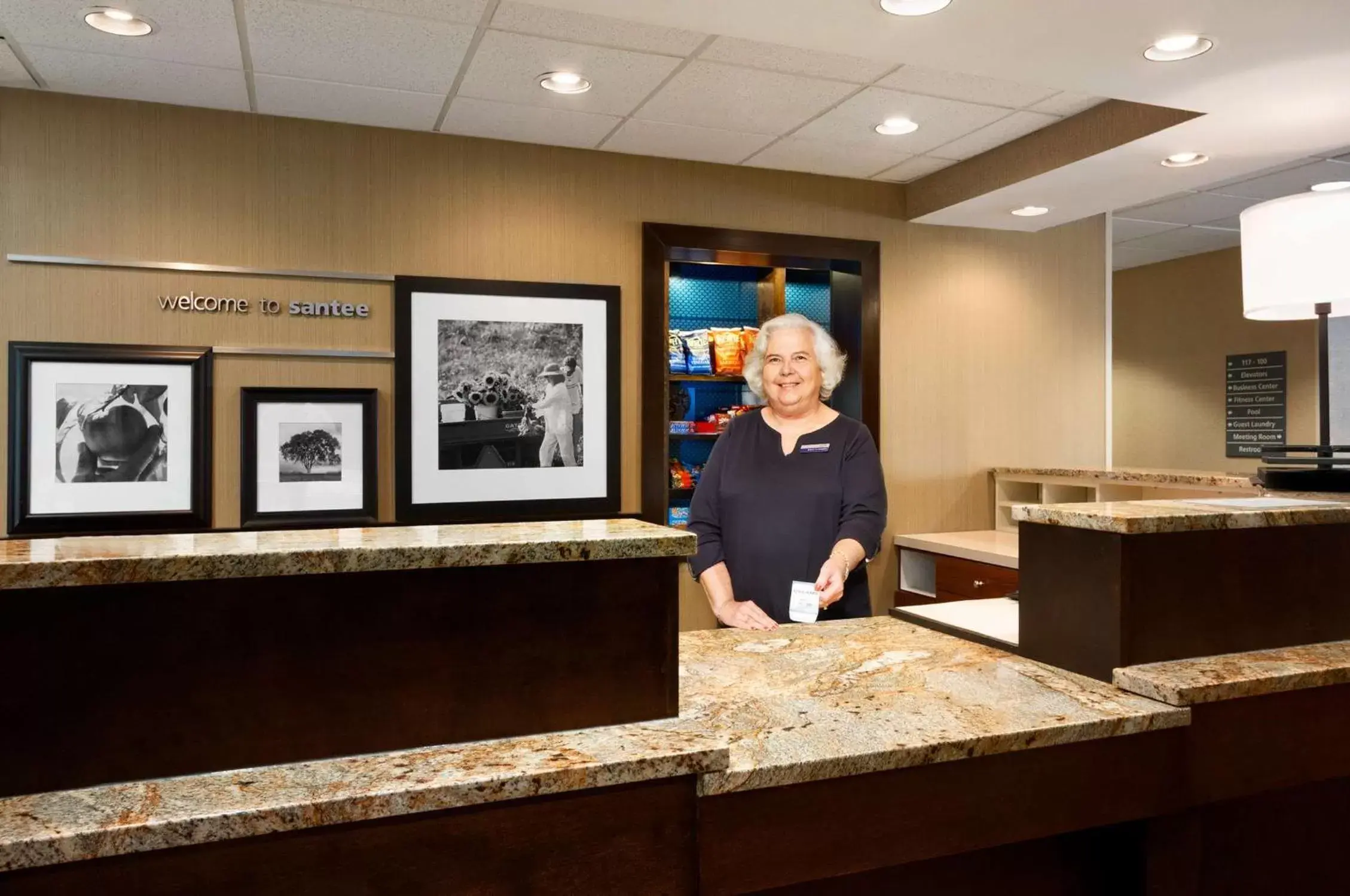Lobby or reception in Hampton Inn Santee-I-95 Lobby or reception in Hampton Inn Santee-I-95
