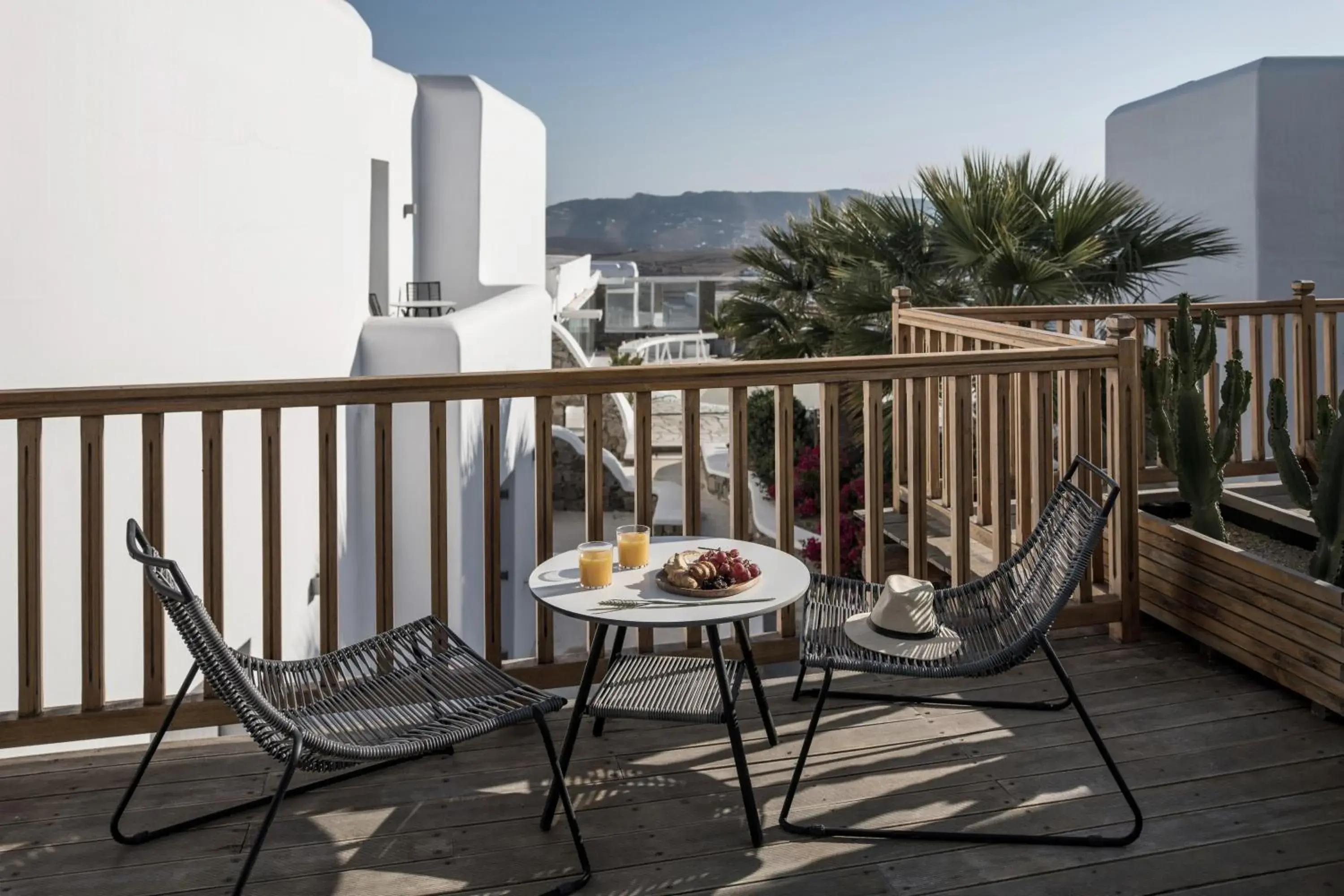 Natural landscape, Balcony/Terrace in A Hotel Mykonos