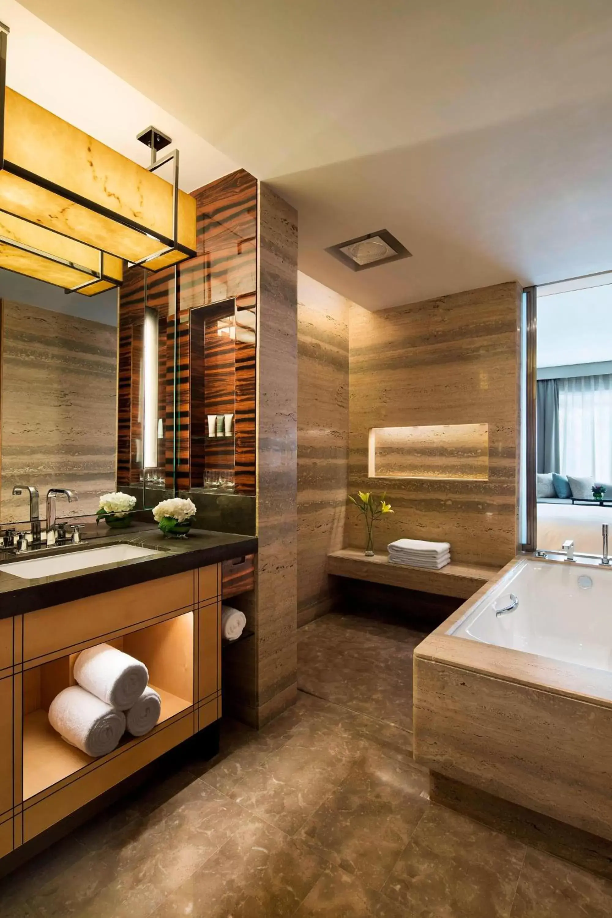 Bathroom in JW Marriott Hotel New Delhi Aerocity