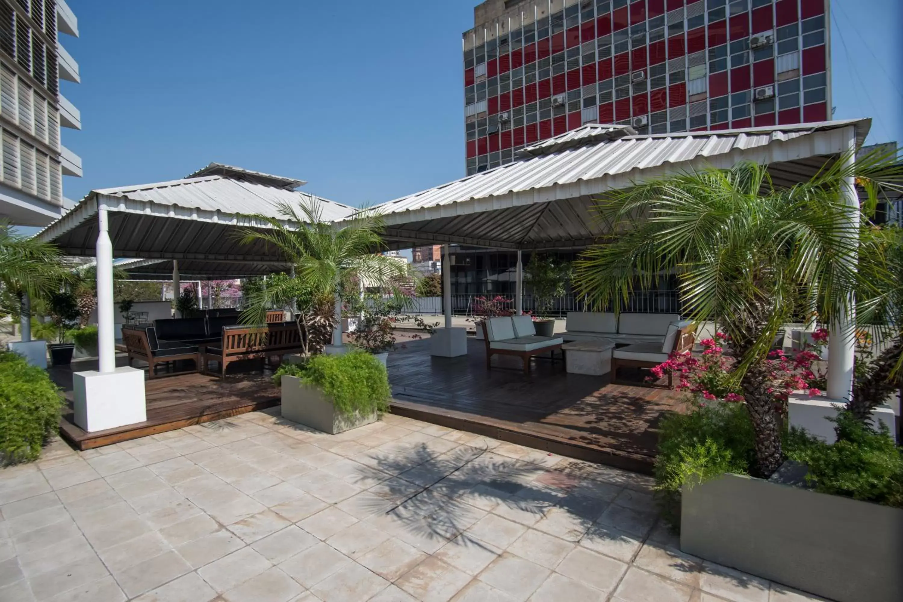 Patio in Hotel Guarani Asuncion