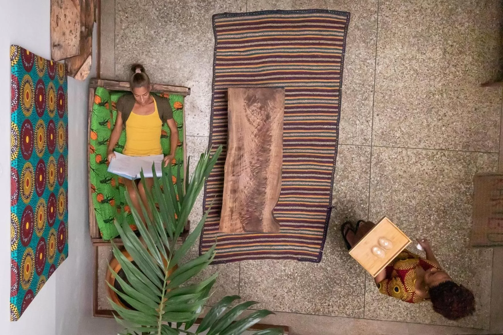 Seating area in Shoki Shoki Hotel Stone Town