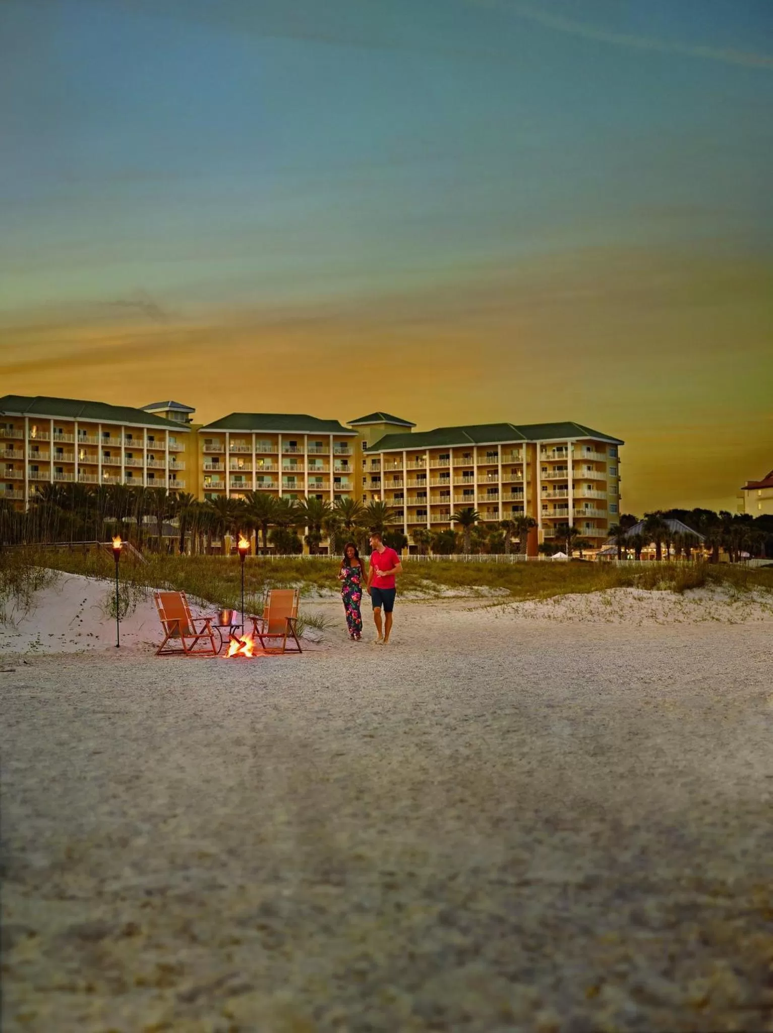 Beach, Property Building in Omni Amelia Island Resort