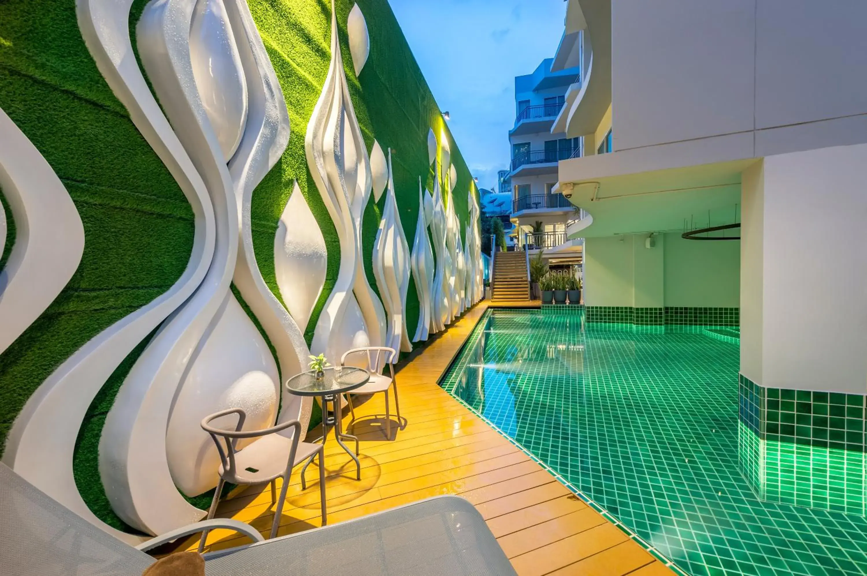 Pool view, Swimming Pool in Anajak Bangkok Hotel - SHA Plus
