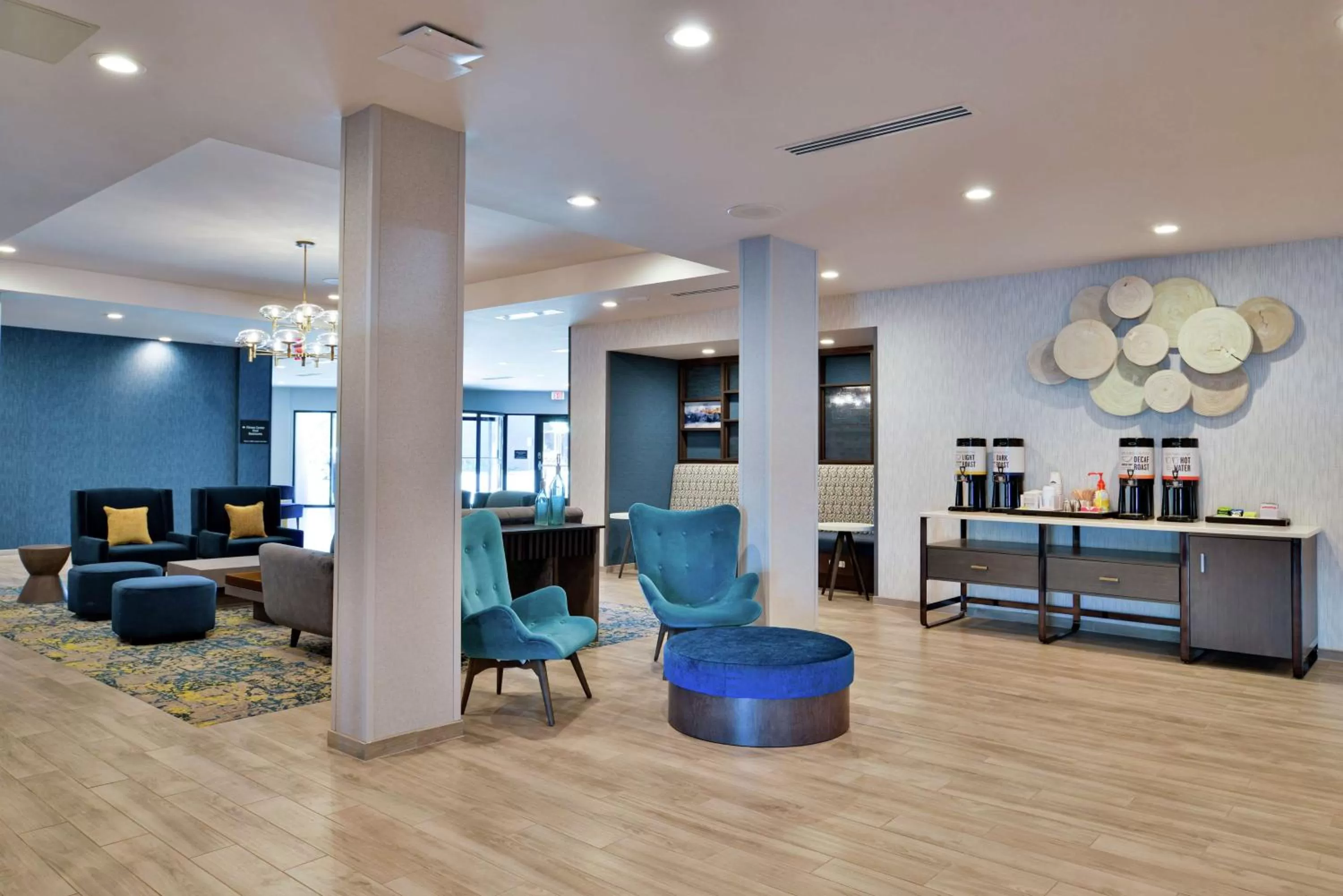 Lobby or reception in Hampton Inn Cedar Falls Downtown, Ia