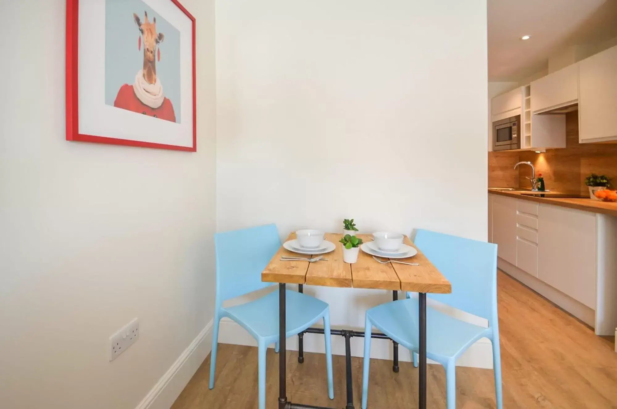 Dining Area in The Birchover Residences Trent Bridge