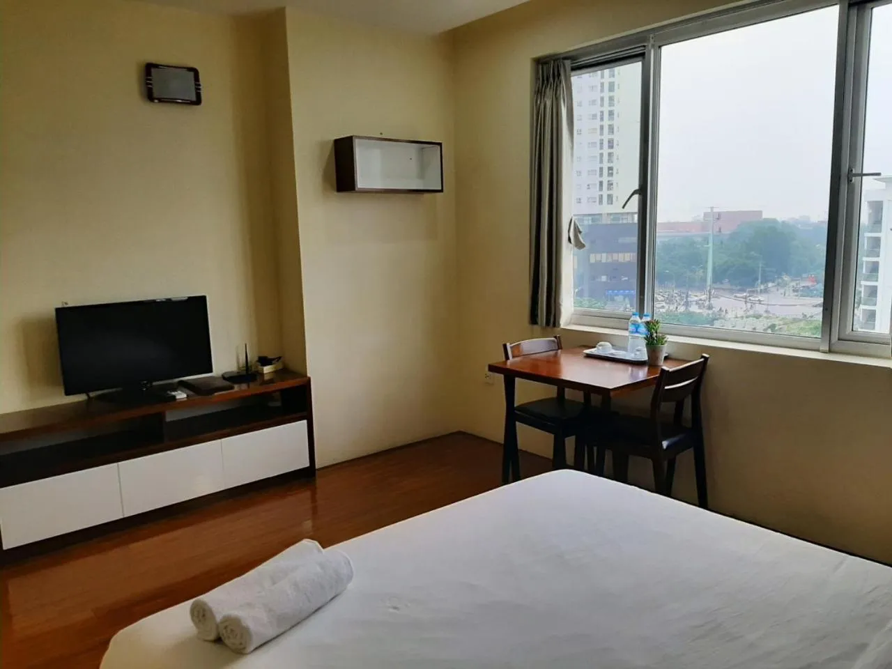 Coffee/tea facilities, Bed in V-Studio Apartment 3