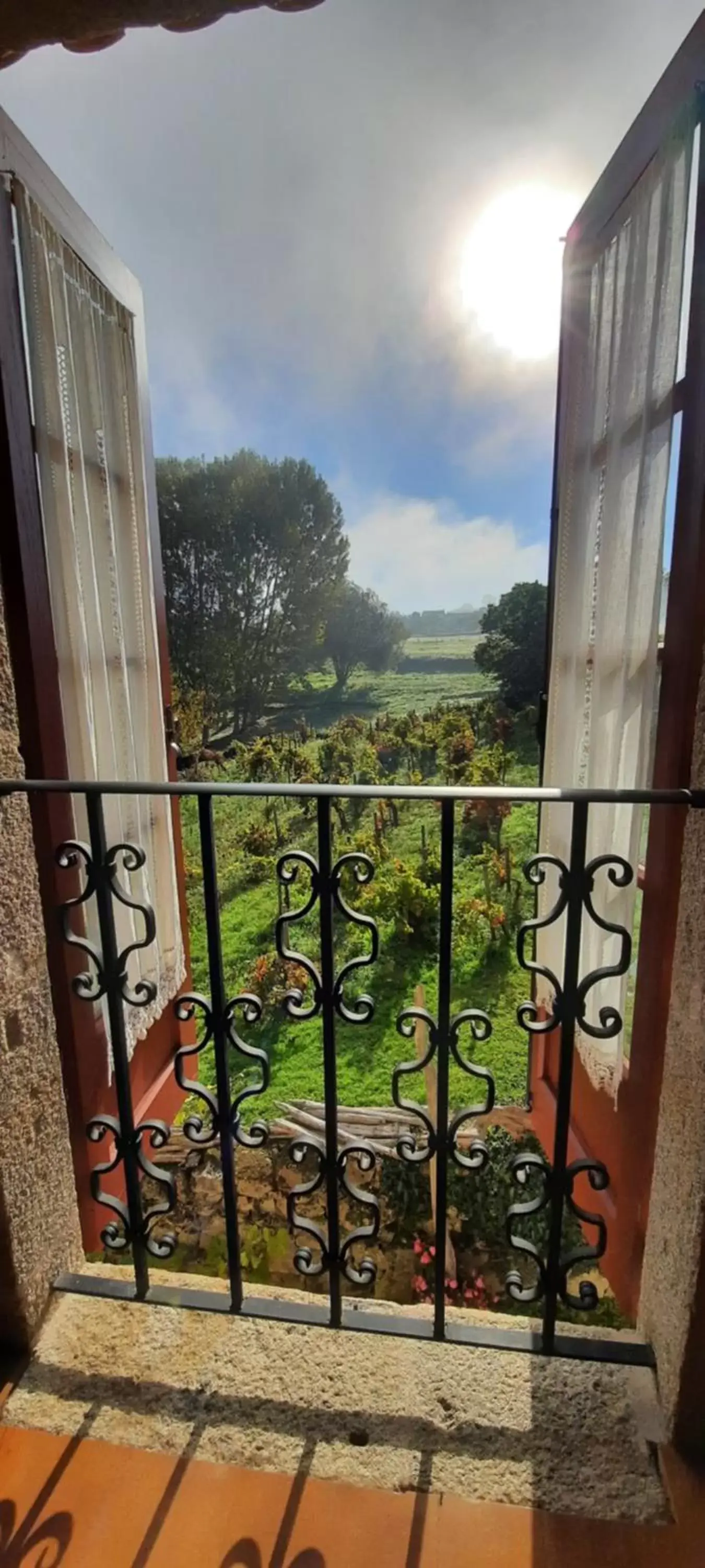 Garden view in Rectoral de Anllo