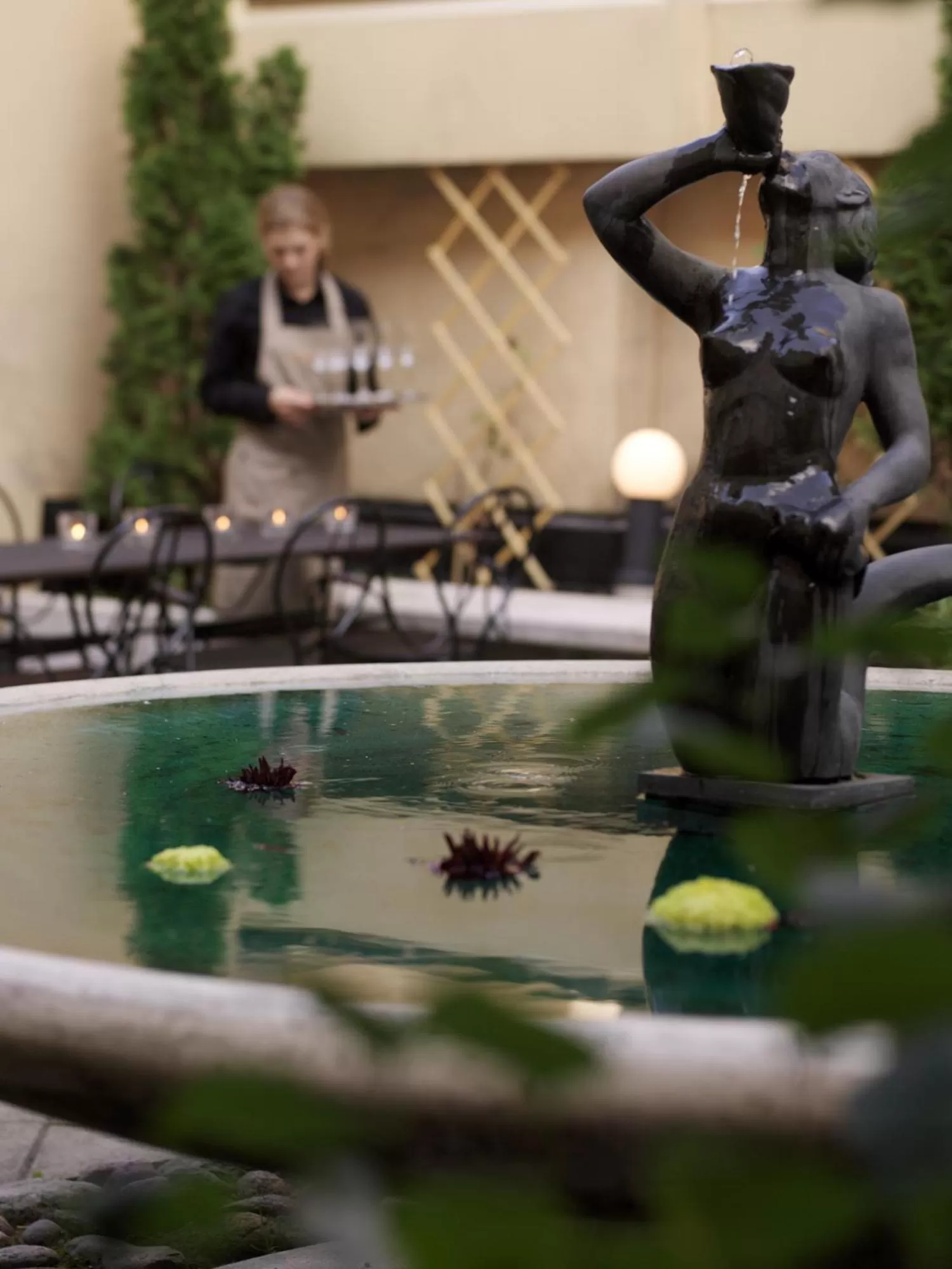 Decorative detail in Victory Apartments