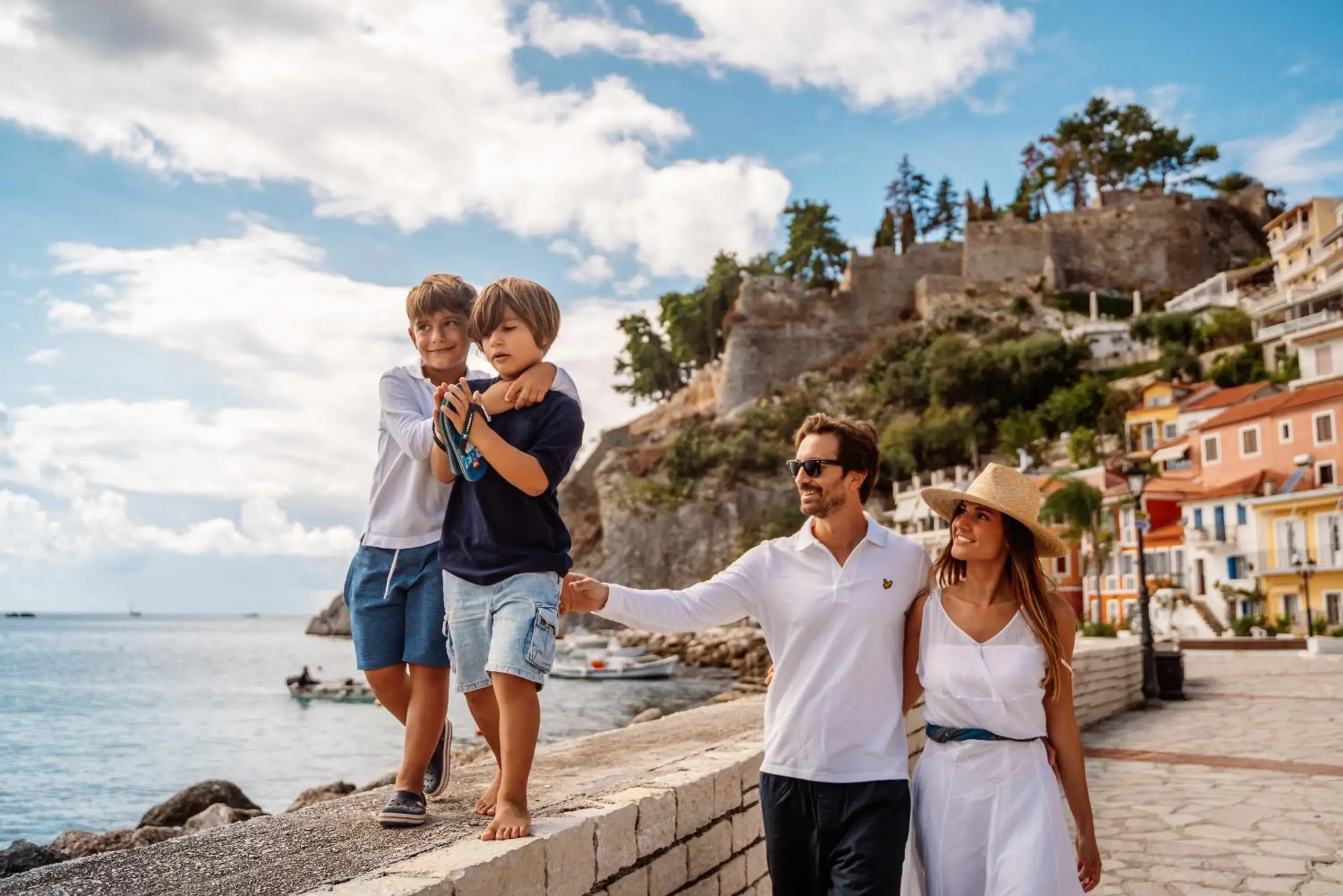 People in Parga Beach Resort