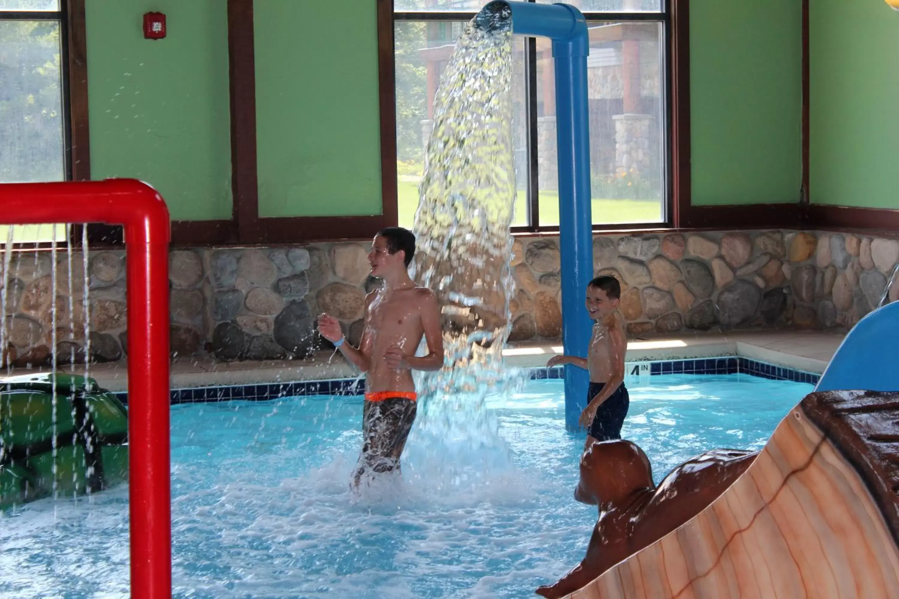 Swimming Pool in The Waters of Minocqua