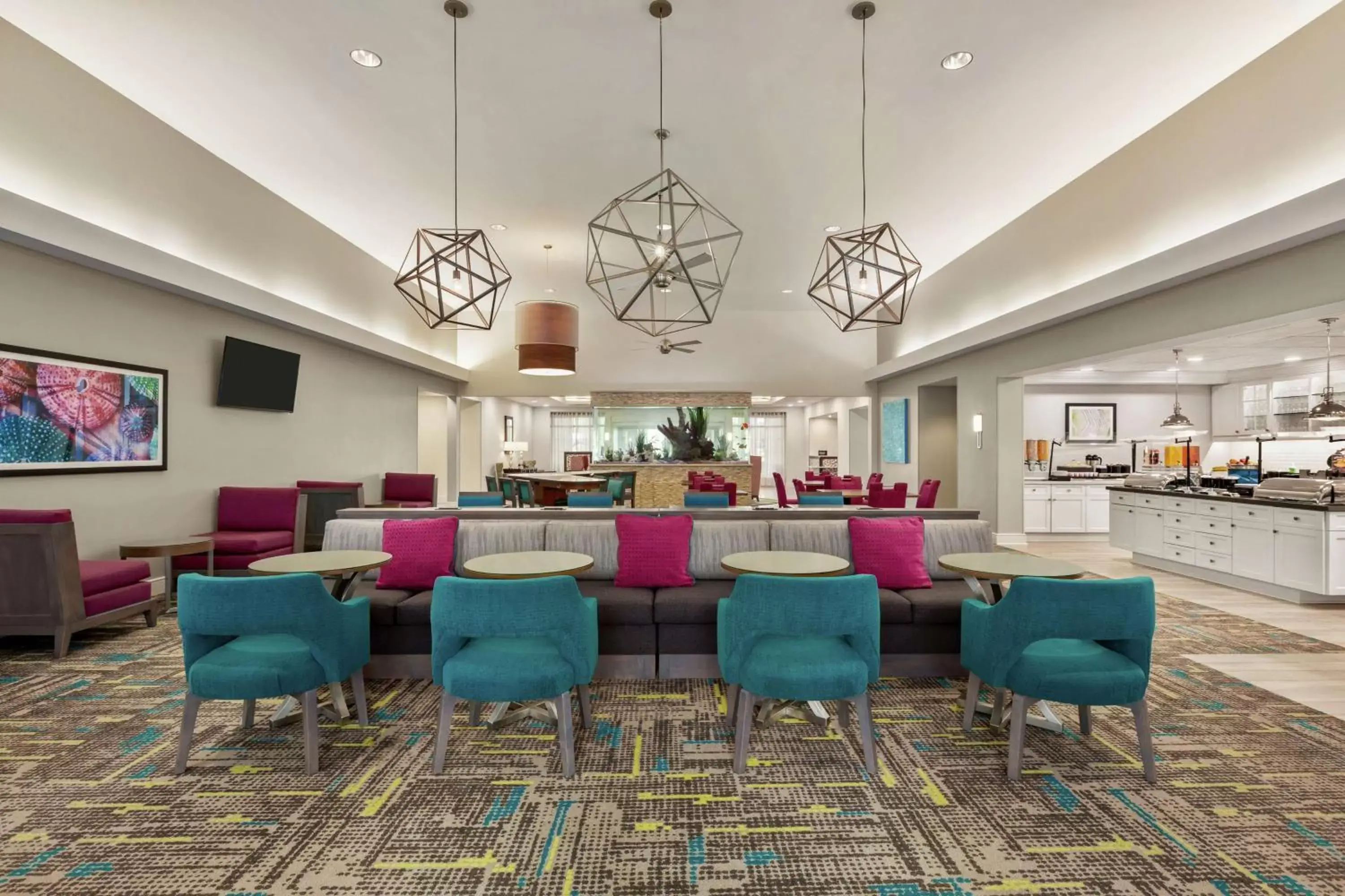Lobby or reception in Homewood Suites Fort Myers Airport - FGCU