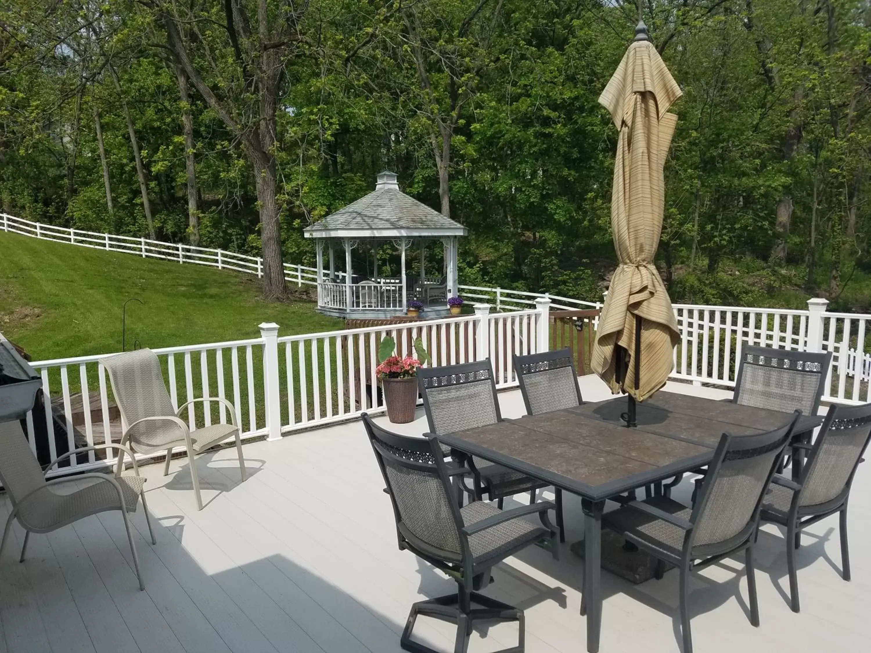 Balcony/Terrace in Hudson Manor Bed & Breakfast