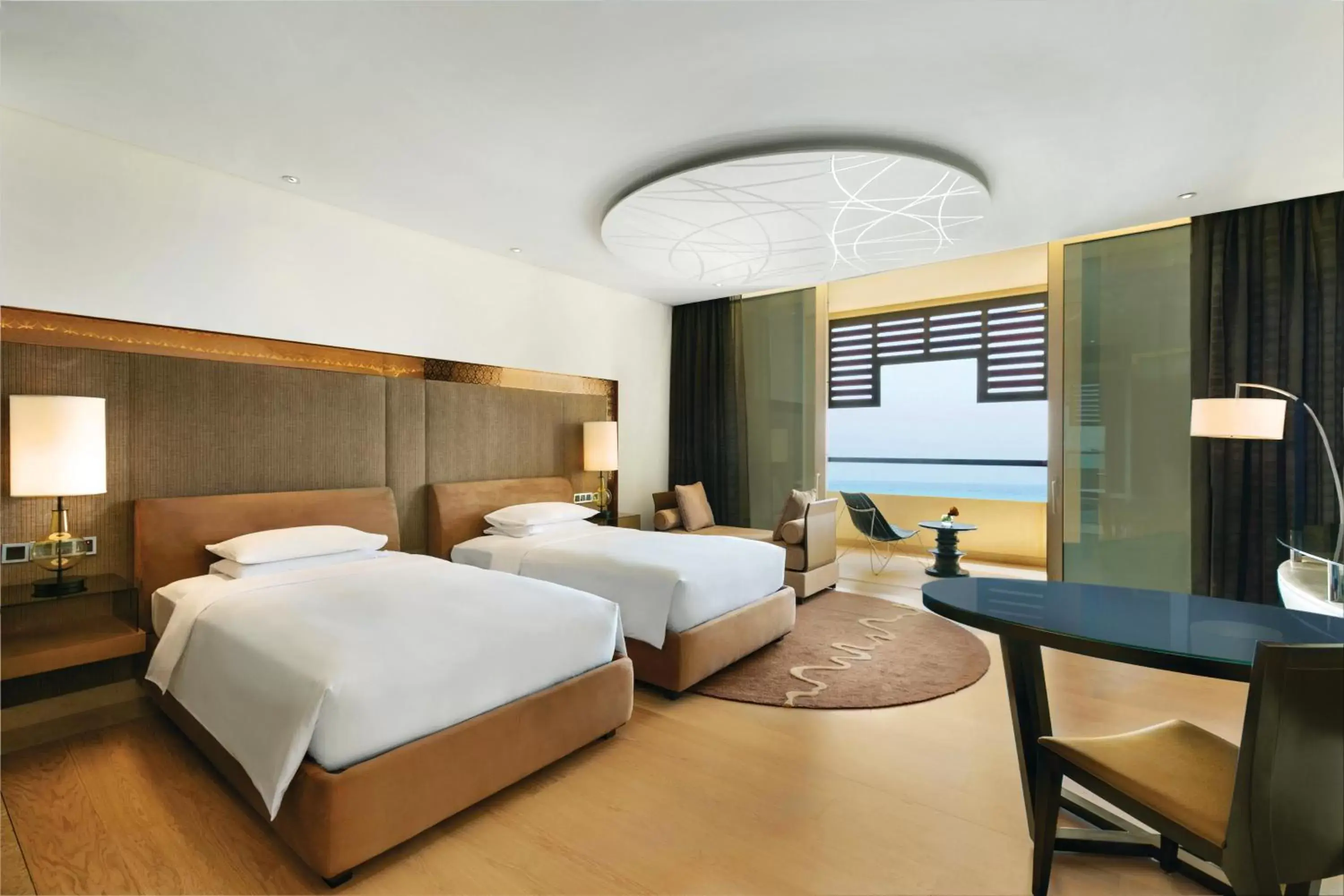 Twin Room with Sea View in Park Hyatt Abu Dhabi Hotel and Villas