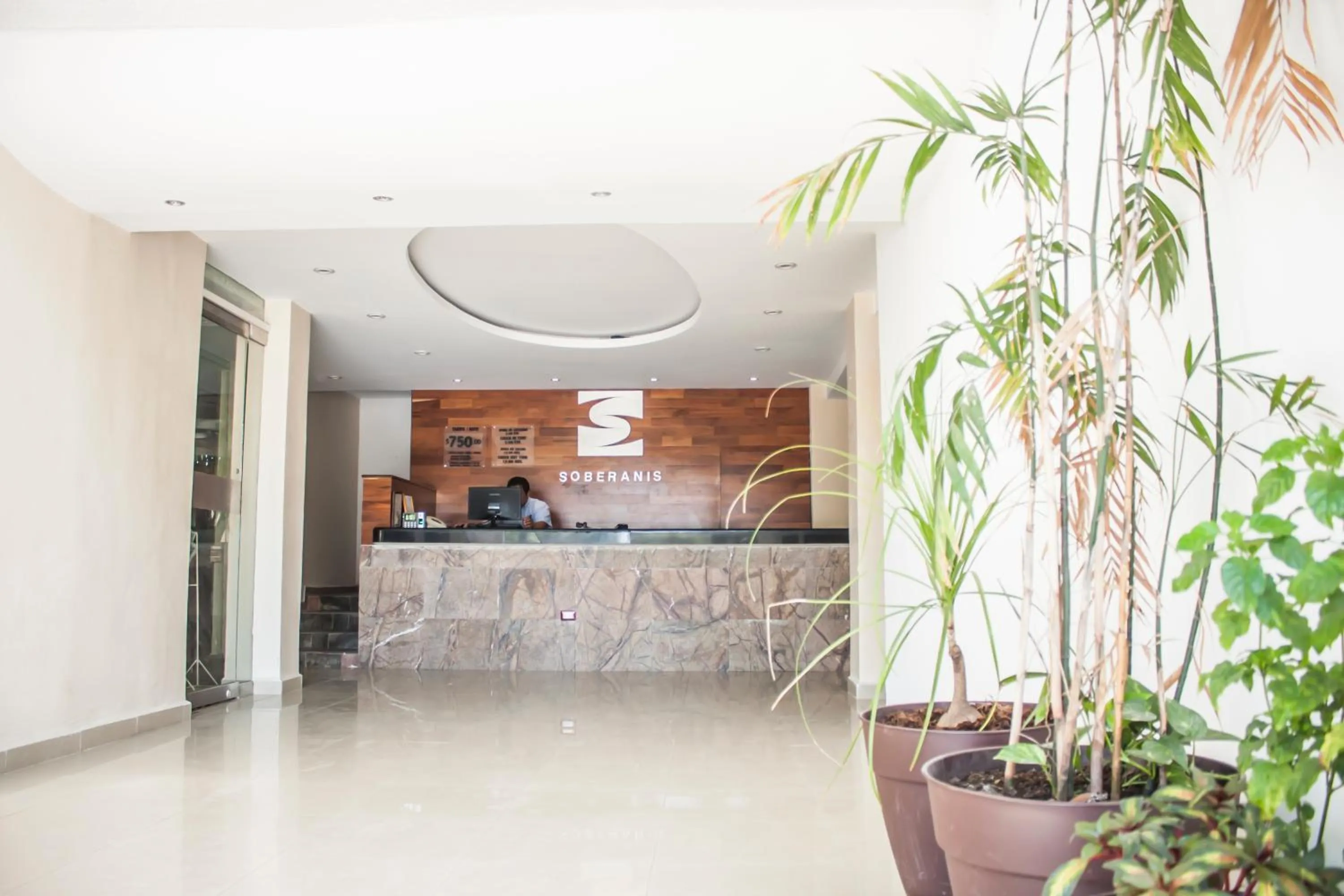 Lobby or reception in Hotel Soberanis