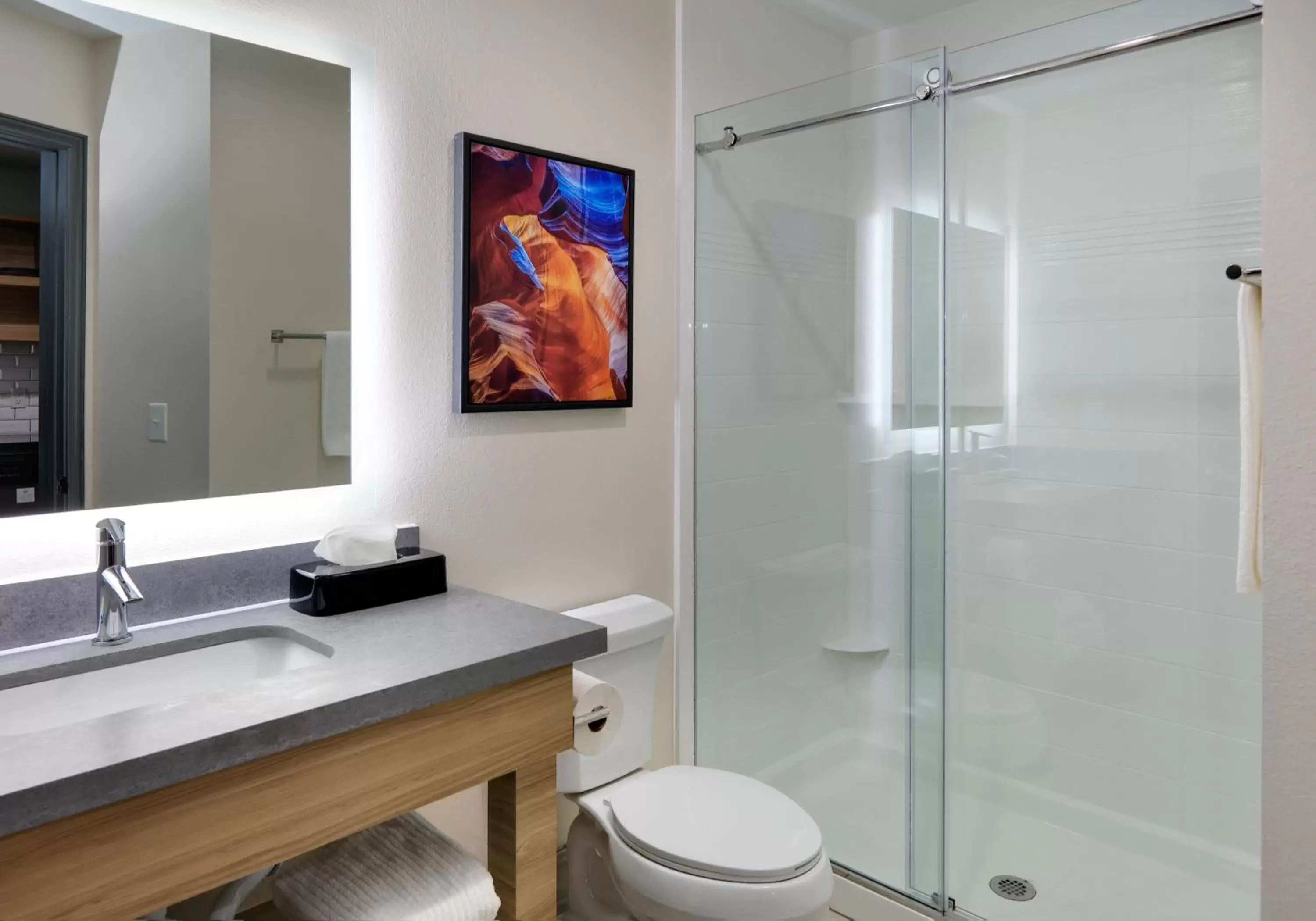Bathroom in Candlewood Suites DFW West - Hurst, an IHG Hotel