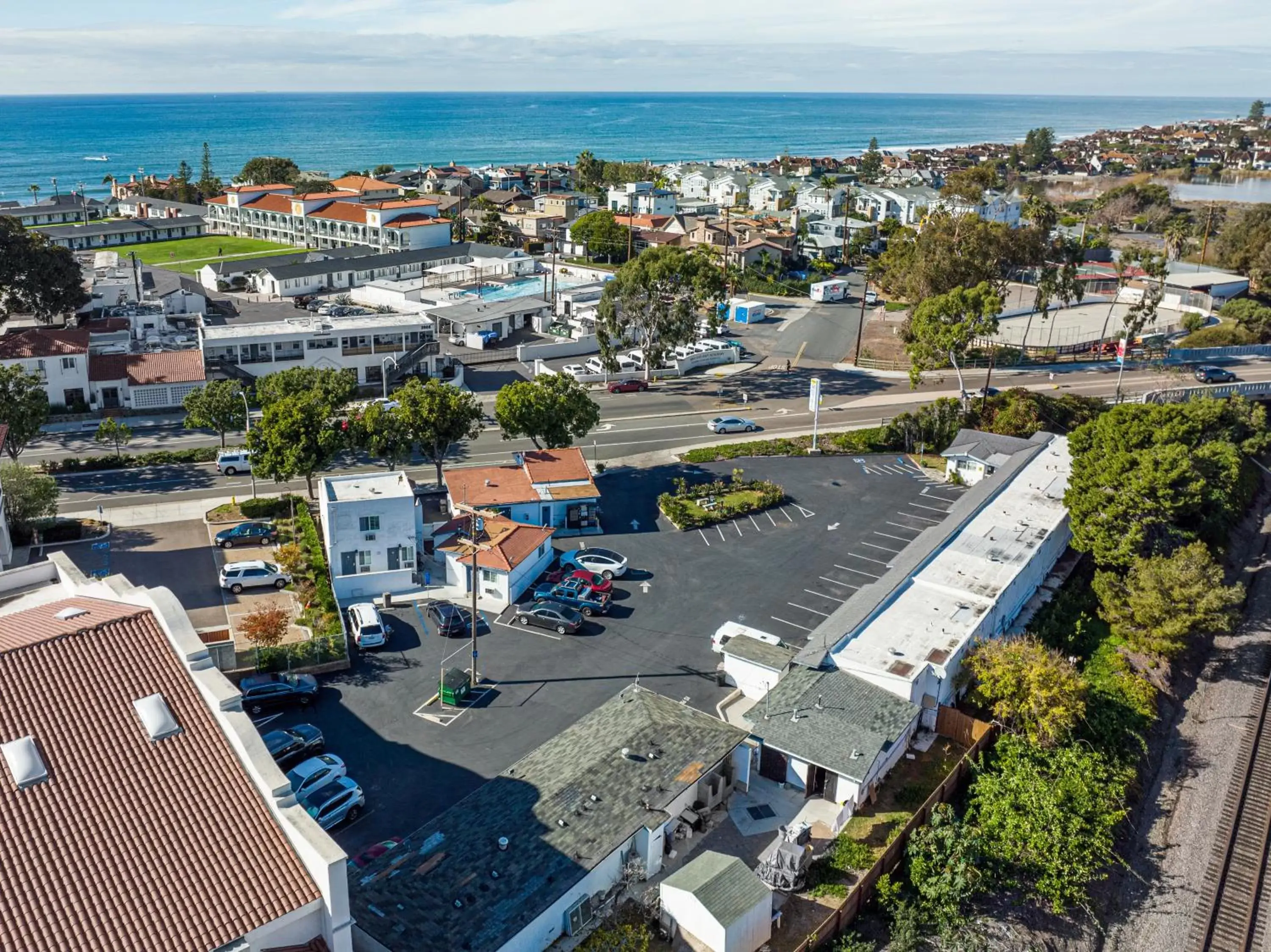 Property building, Bird's-eye View in Scandia Motel