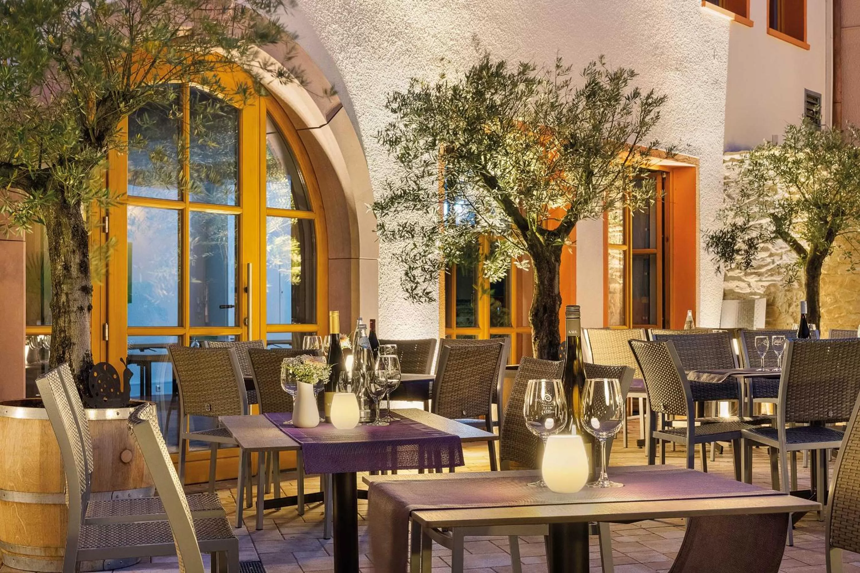 Patio in Pfalzhotel Asselheim