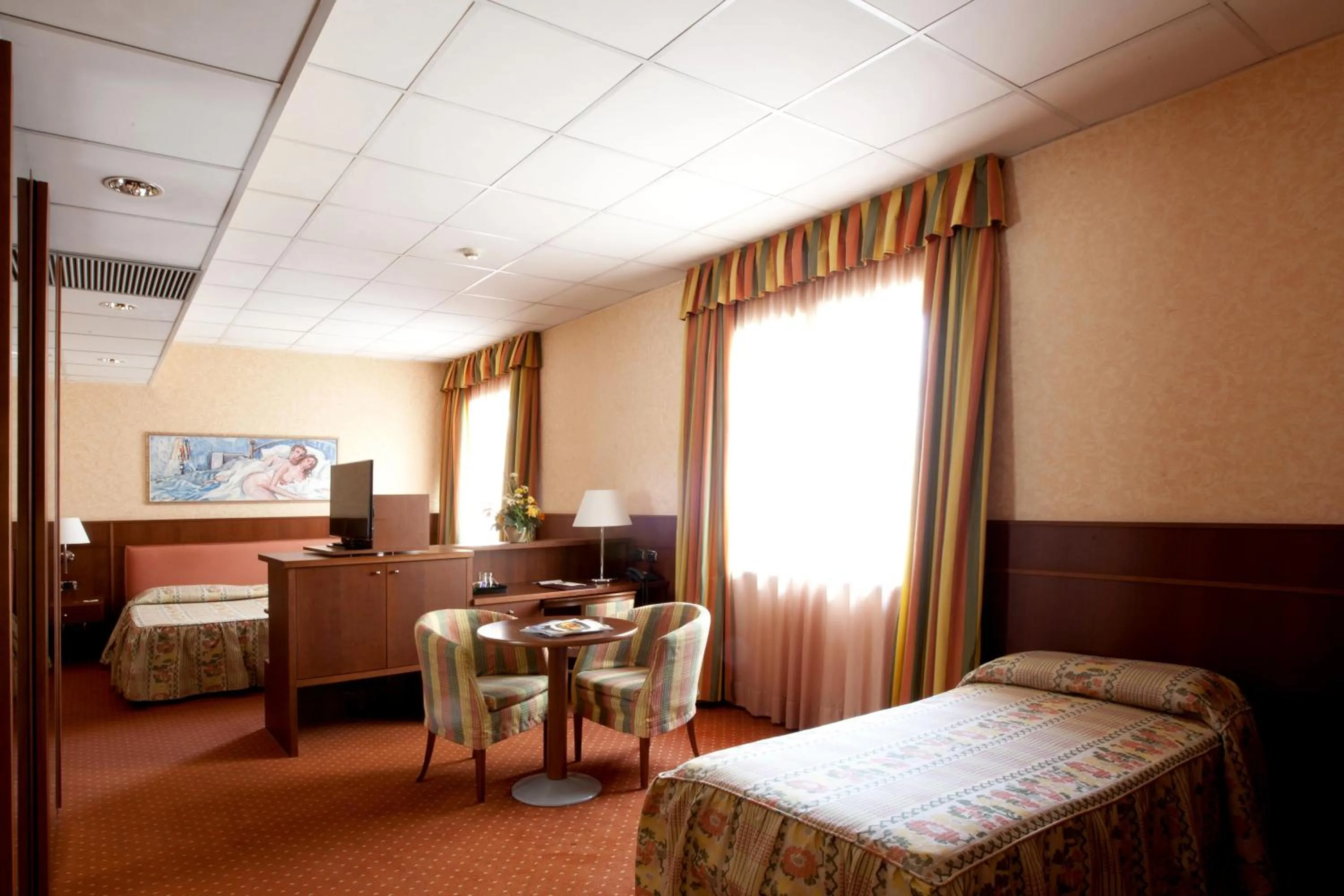 Bed in Palace Hotel Moderno