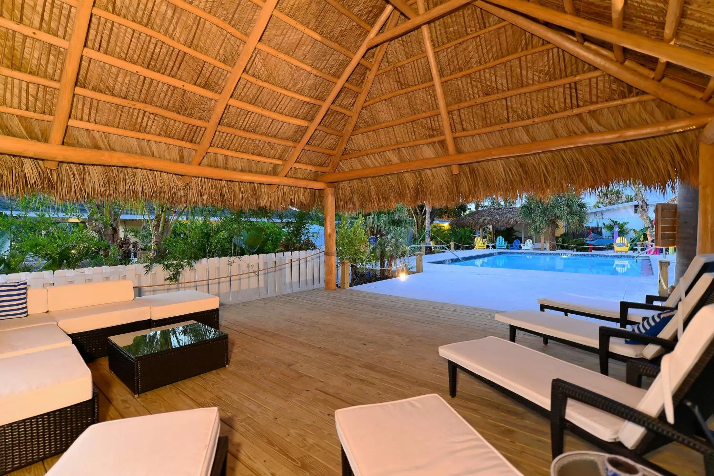 Patio, Swimming Pool in Siesta Key Palms Resort