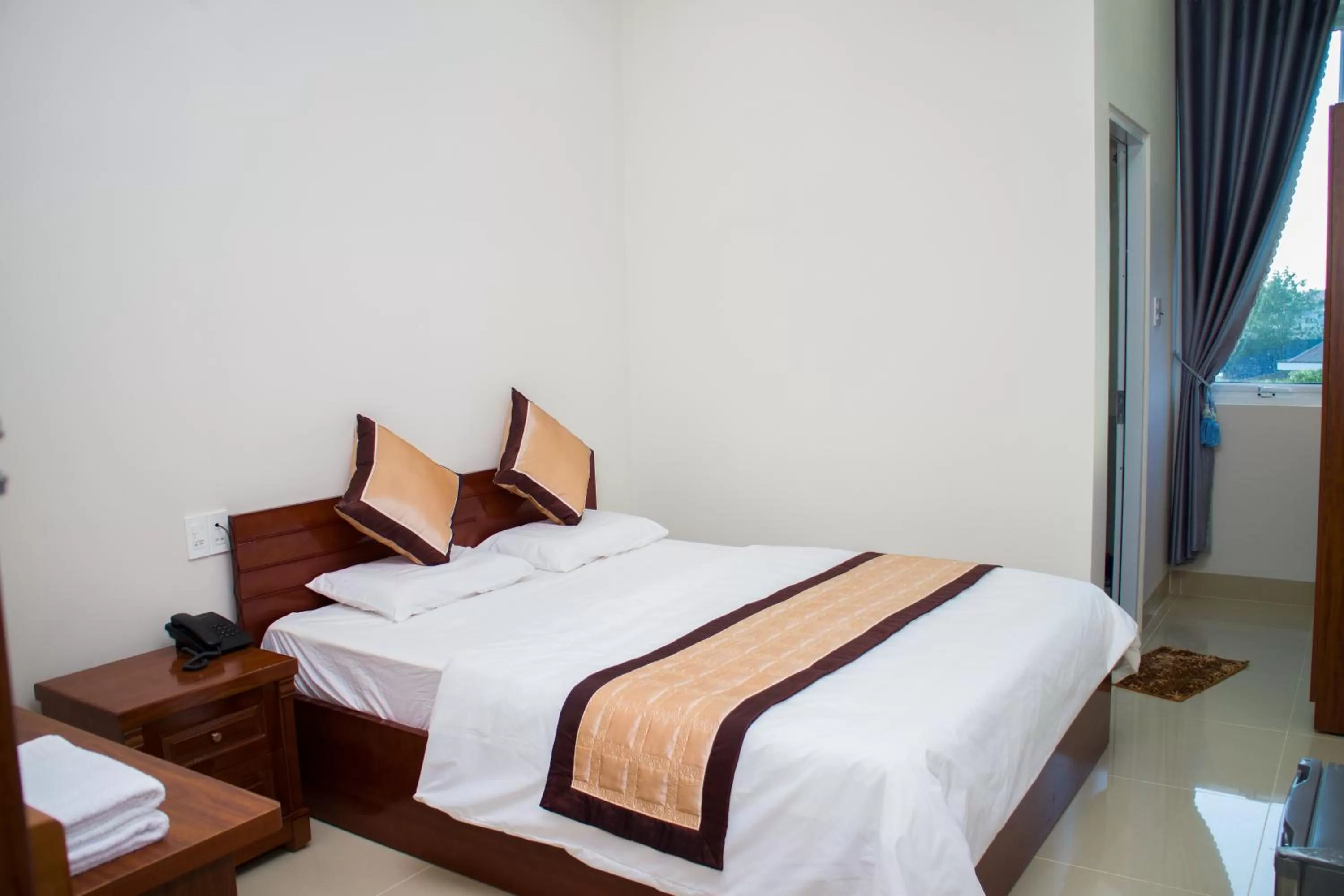 Bed in Hotel Nguyên Phước