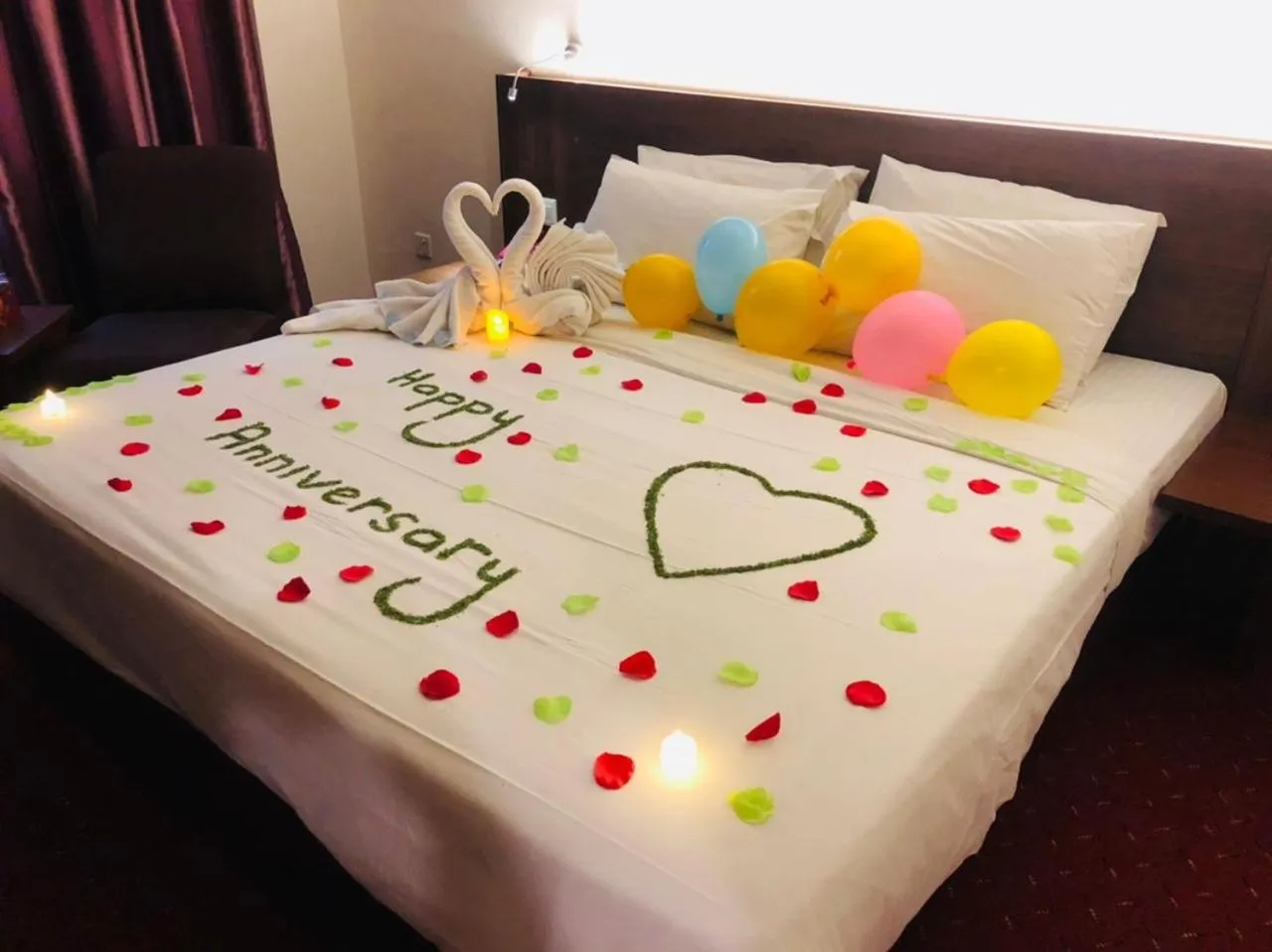 Bed in Hotel Yt Midtown Kuala Terengganu