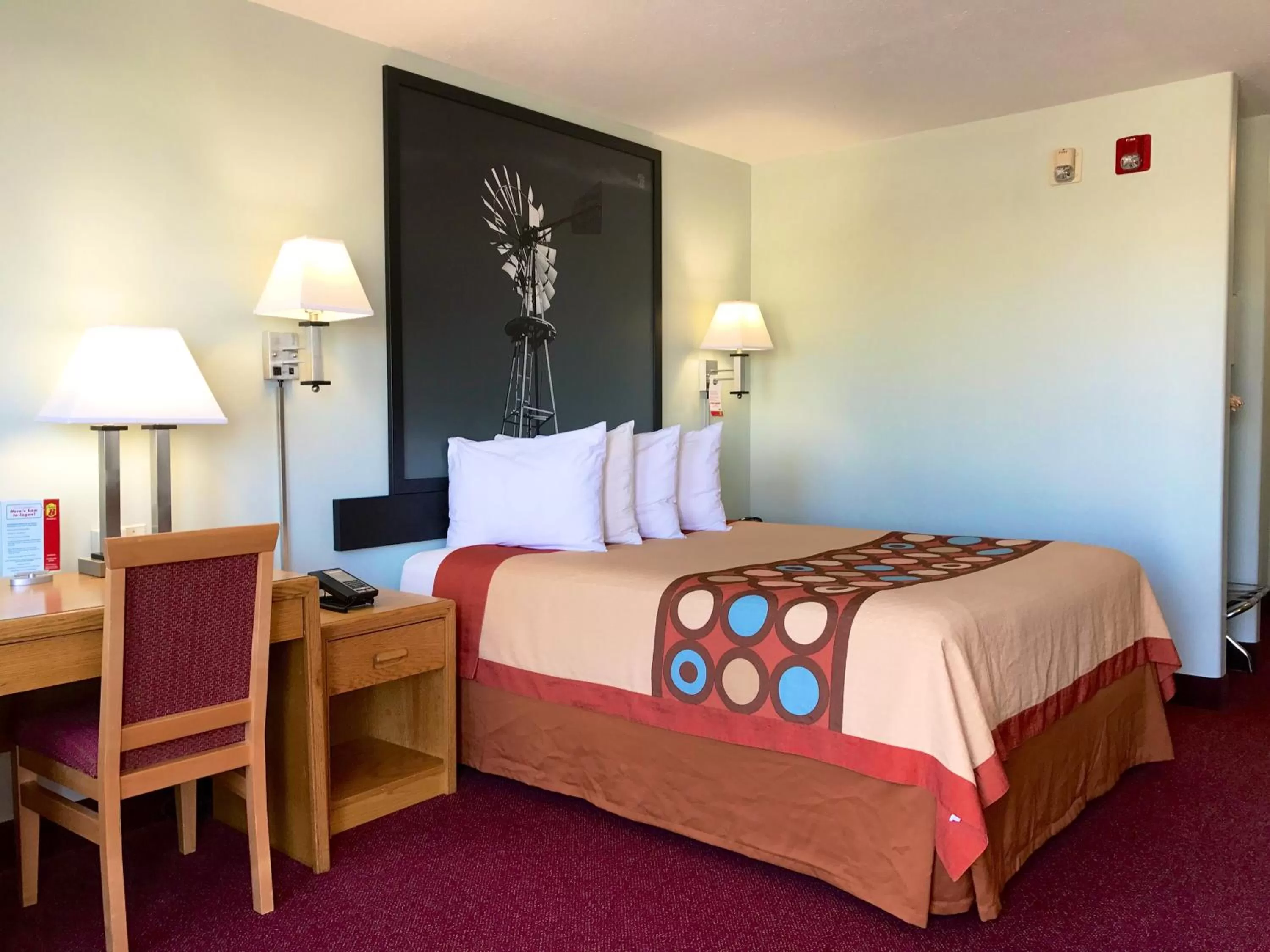 Bed in Super 8 by Wyndham Kindersley