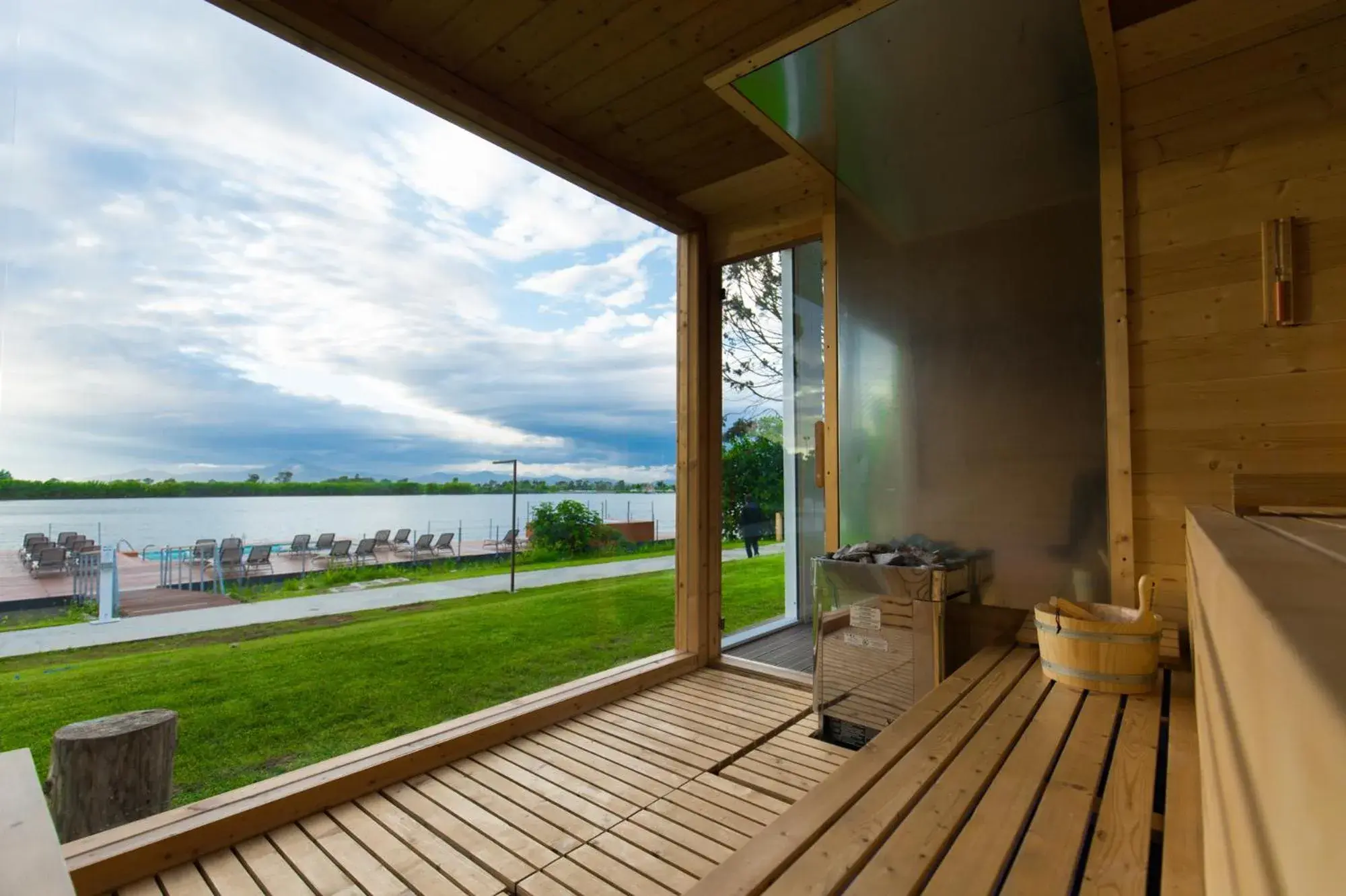 Sauna in Plana Resort & SPA