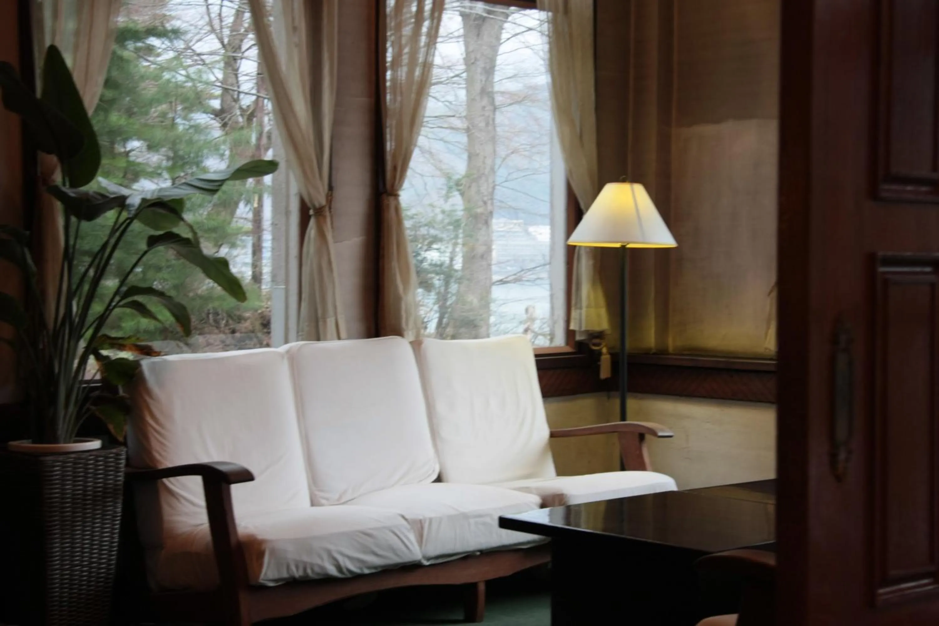 Seating area in Kawaguchiko Hotel