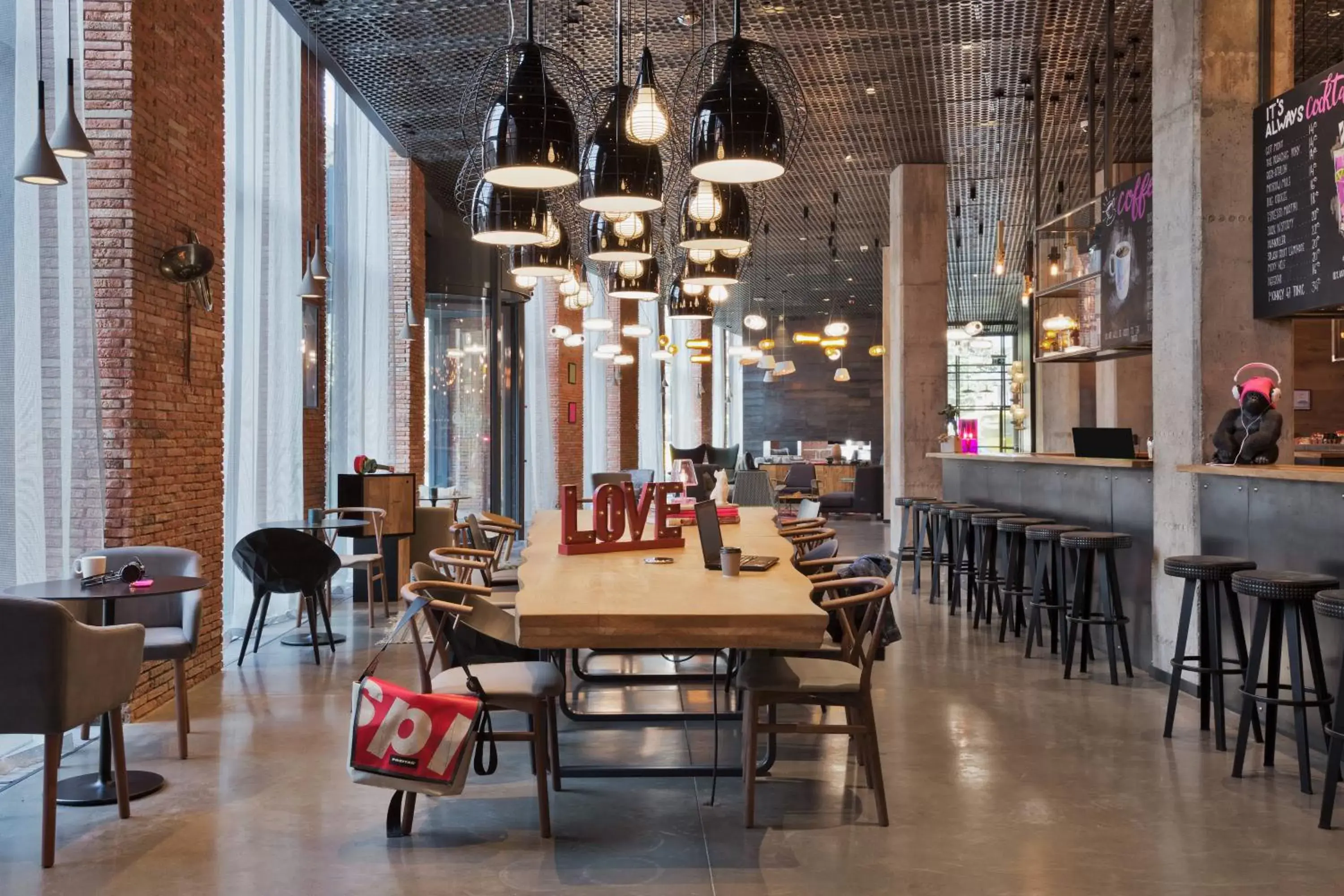 Lounge or bar, Restaurant/Places to Eat in Moxy by Marriott Tbilisi