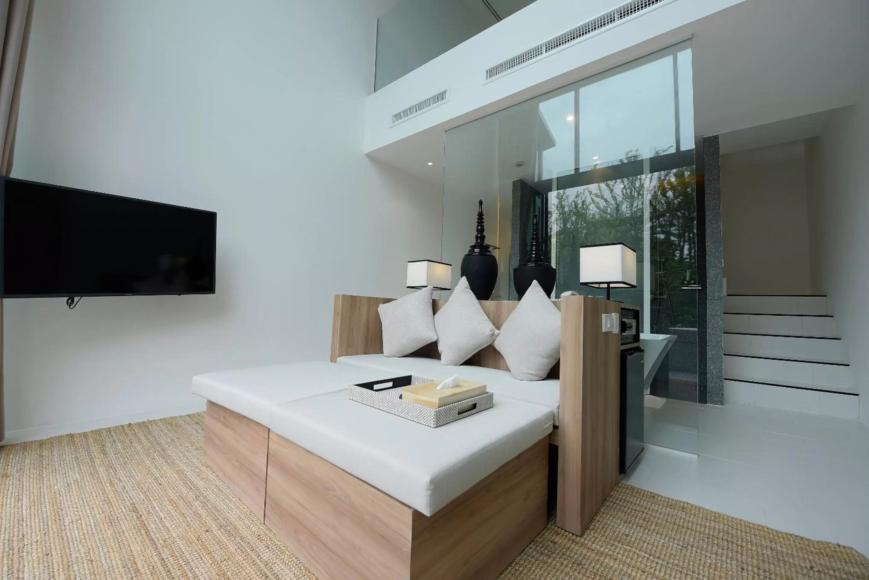 Living room, Bed in K Maison Lanna Boutique Hotel-SHA Plus Certified