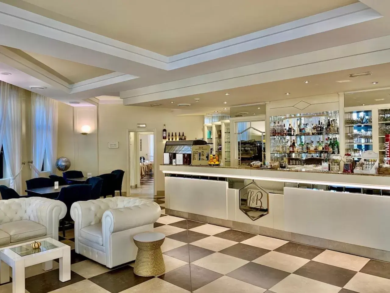 Lobby or reception in Hotel Brescia