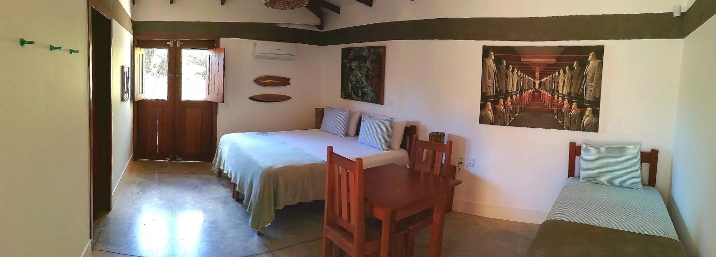 Bed in Pousada Casa de João Kitehouse