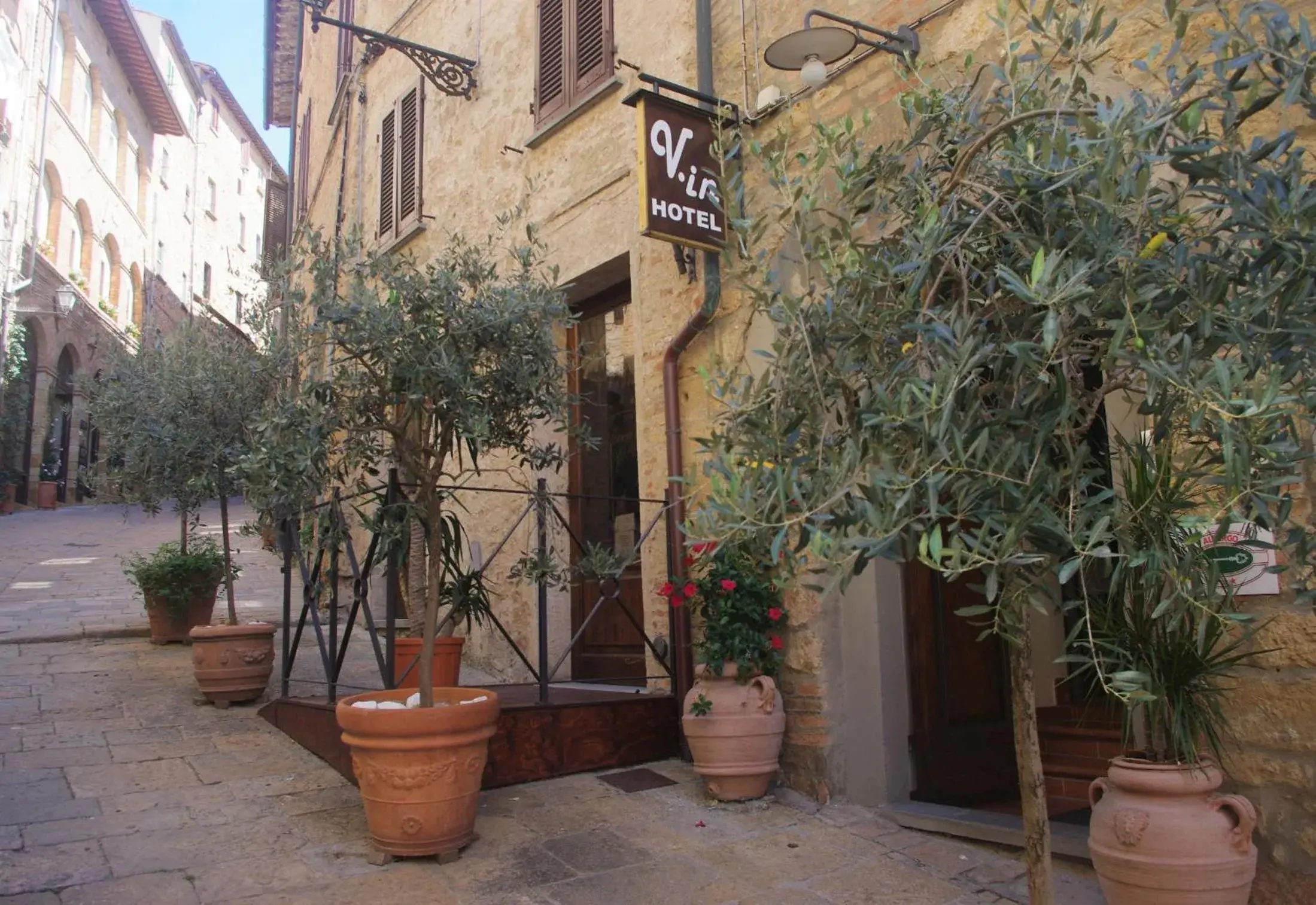 Property Building in Hotel Volterra In