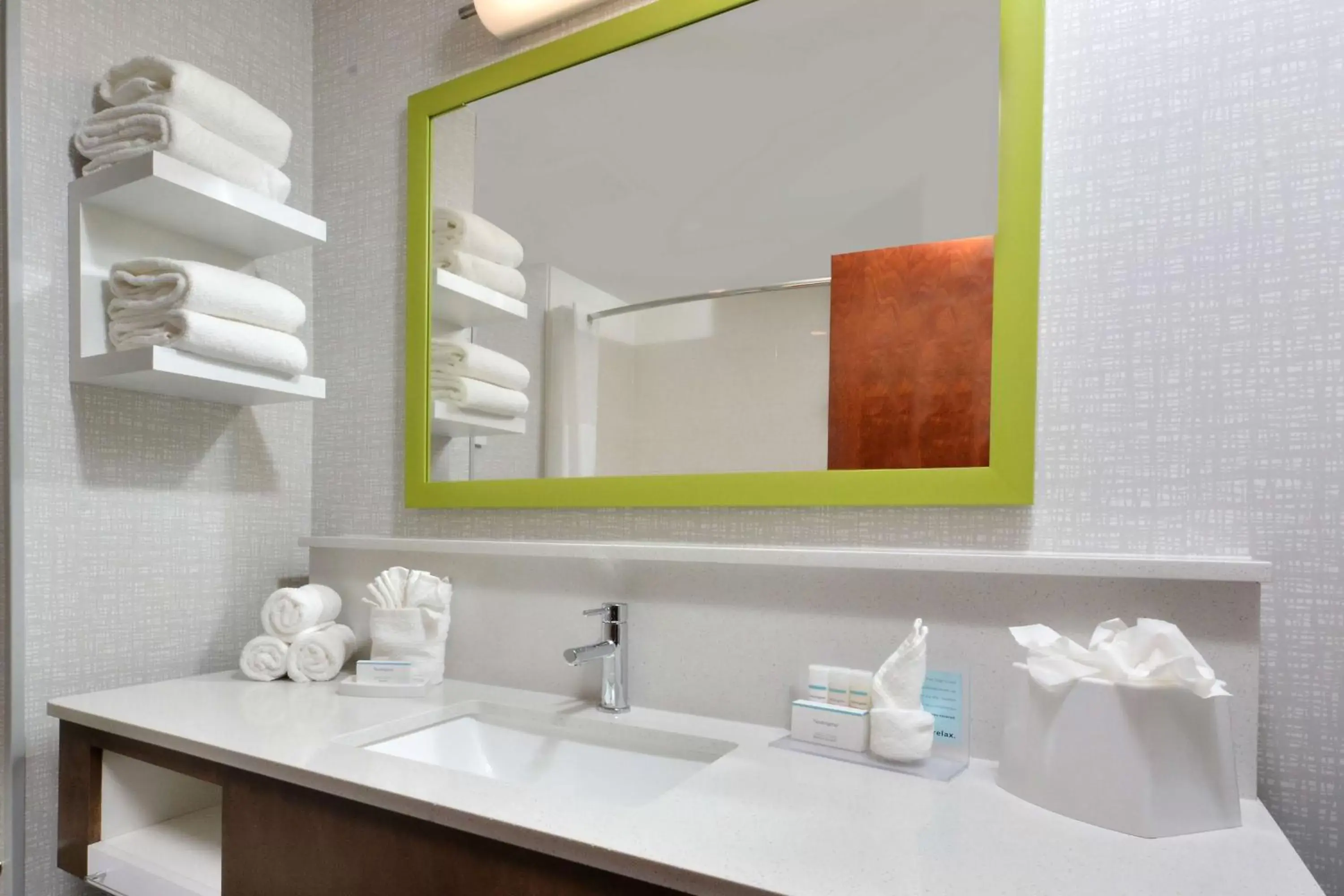 Bathroom in Hampton Inn & Suites Charlotte North I 485 Bathroom in Hampton Inn & Suites Charlotte North I 485