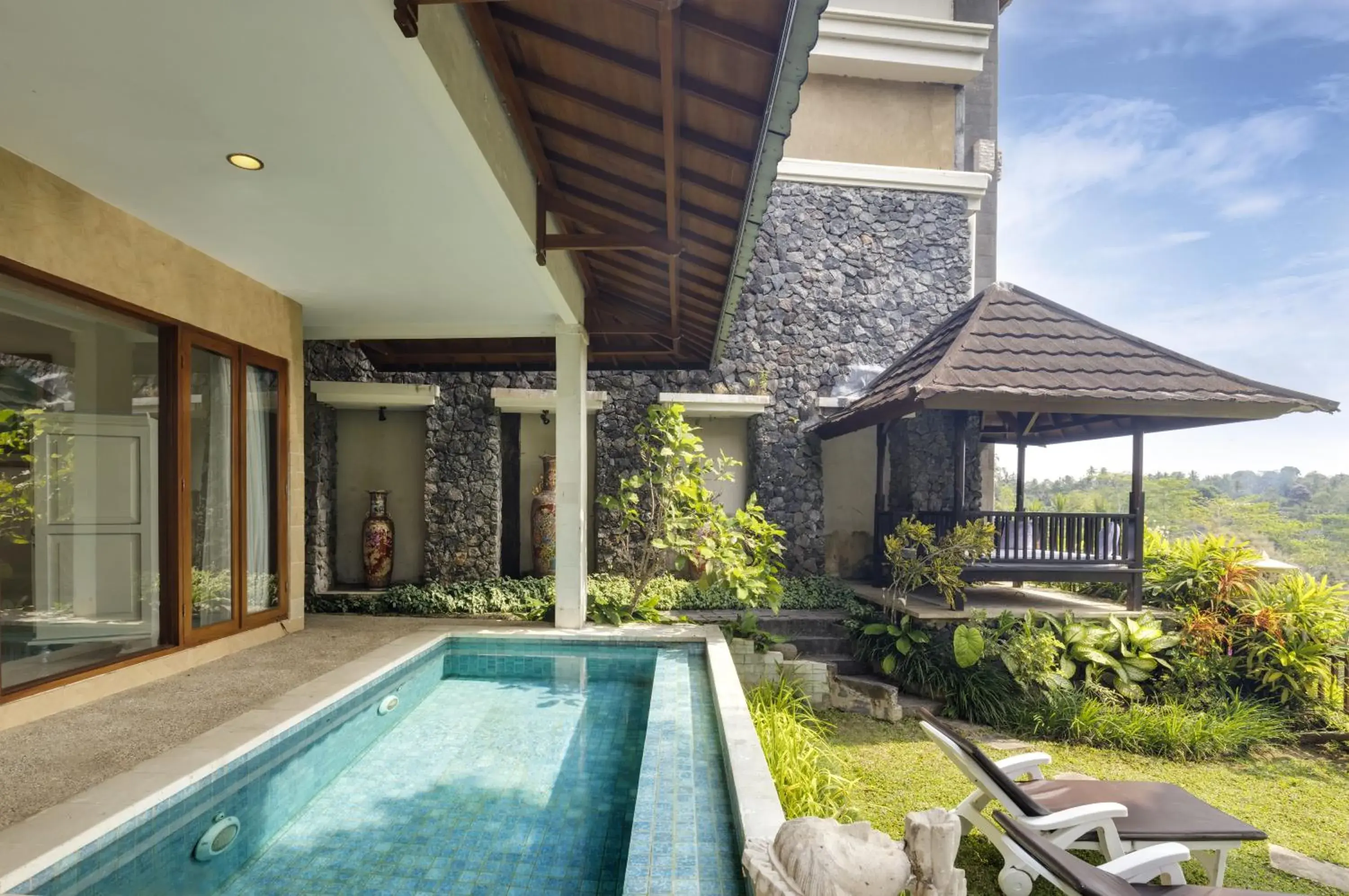 Patio, Swimming Pool in Rijasa Agung Resort and Villas
