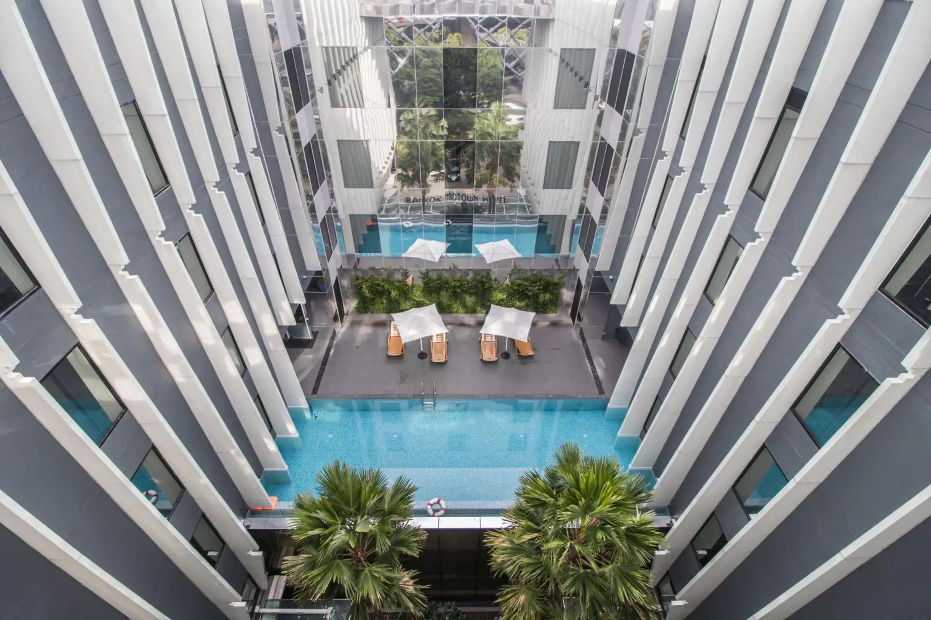 Pool View in Bangkok Midtown Hotel