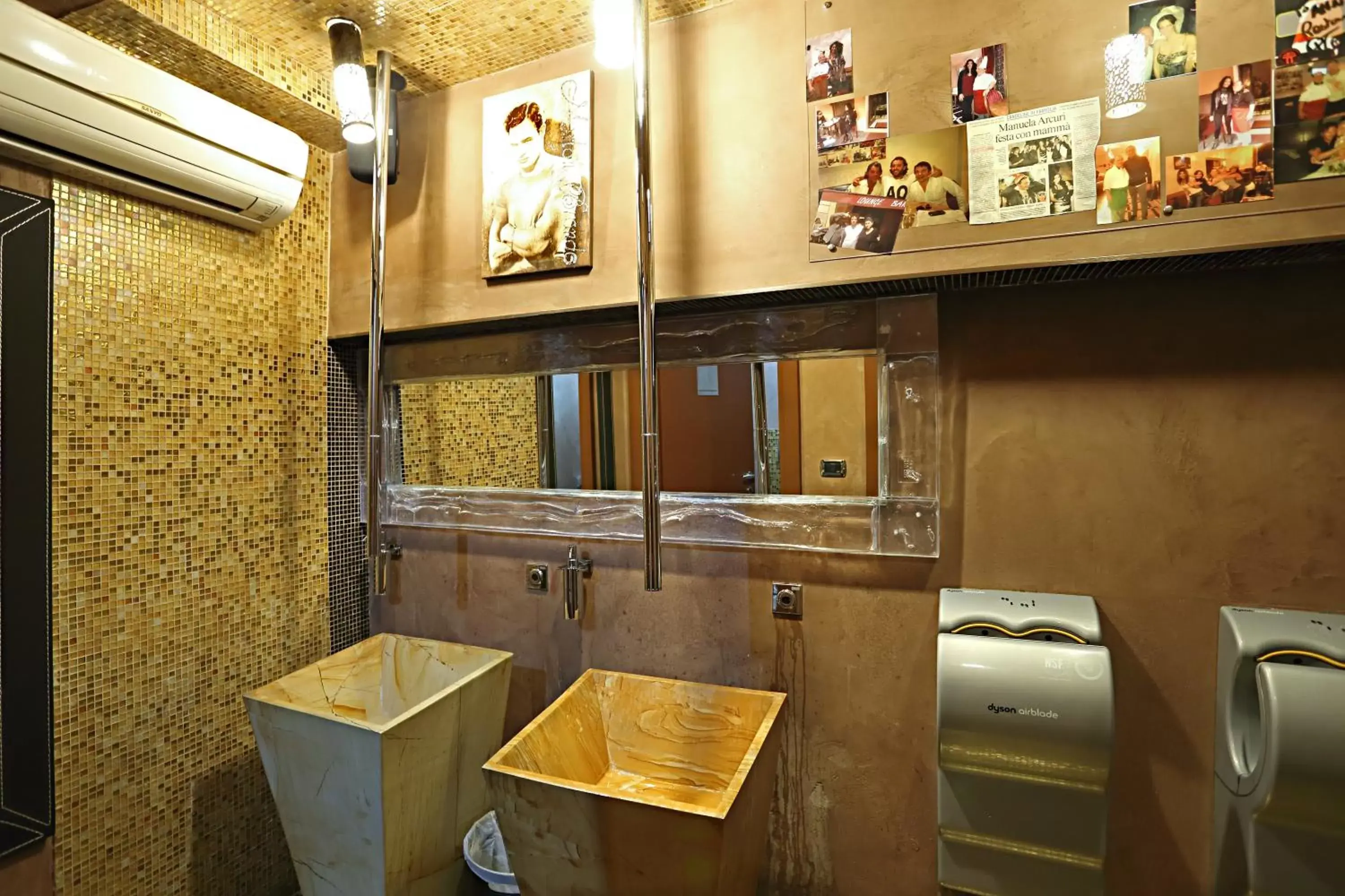Bathroom, Restaurant/Places to Eat in Hotel San Valentino