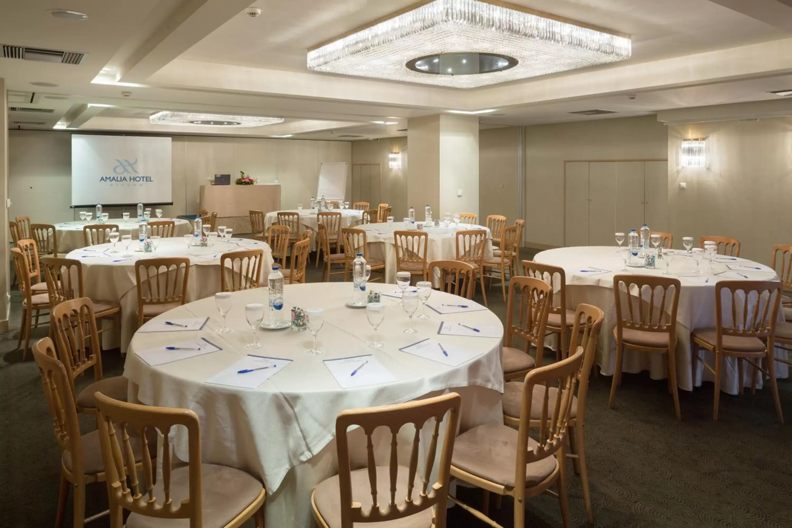 Meeting/conference room, Restaurant/Places to Eat in Amalia Hotel Athens